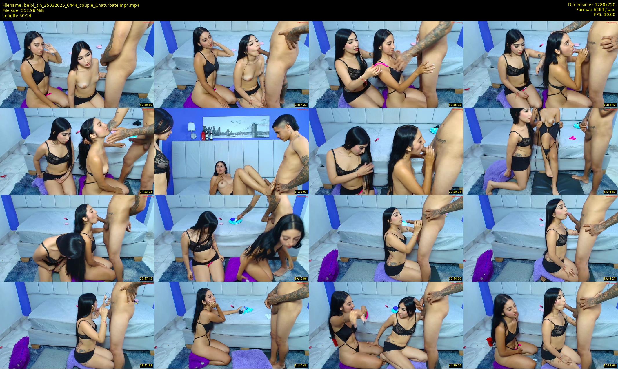 beibi_sin — 51 minute Chaturbate couple cam show recording, 720p, Mar 25, 2026