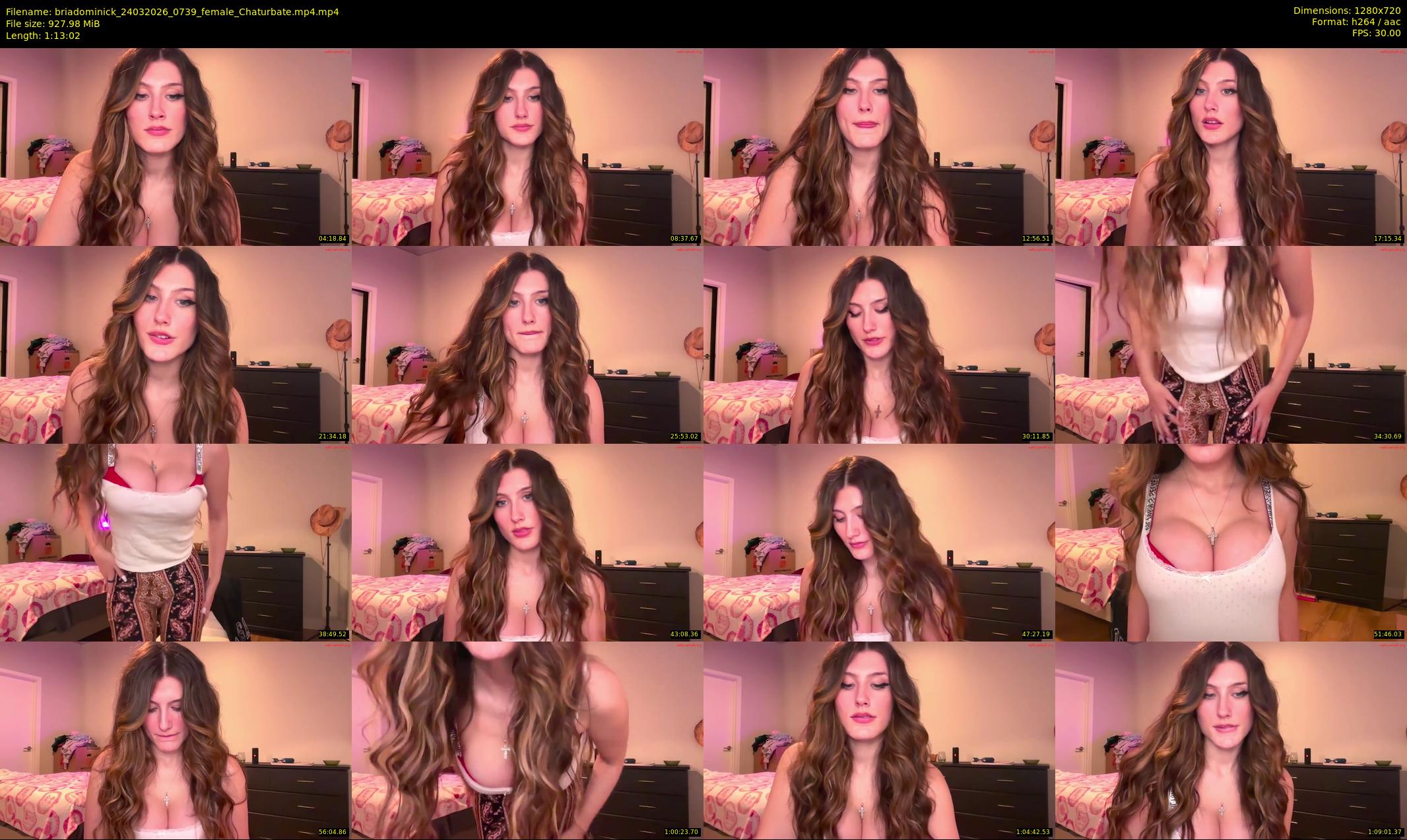 briadominick — 74 minute Chaturbate couple cam show recording, 720p, Mar 24, 2026