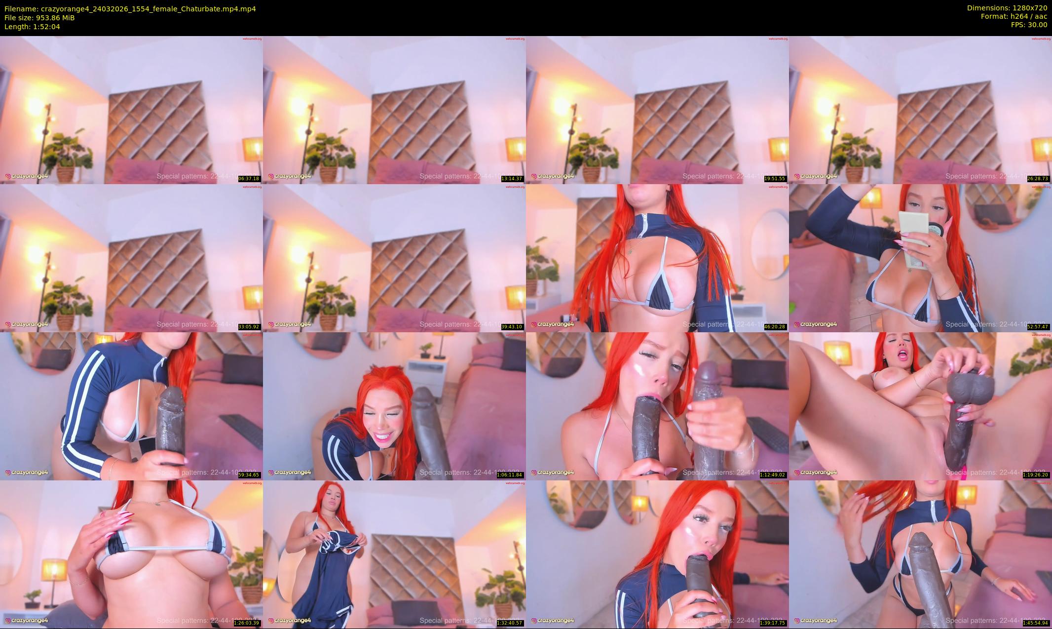 crazyorange4 — 113 minute Chaturbate female cam show recording, 720p, Mar 24, 2026