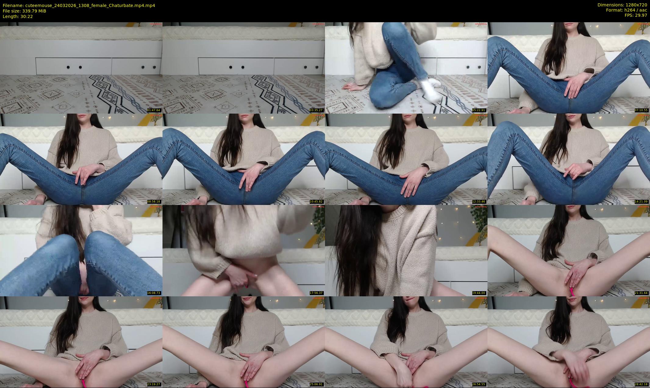 cuteemouse — 31 minute Chaturbate female cam show recording, 720p, Mar 24, 2026