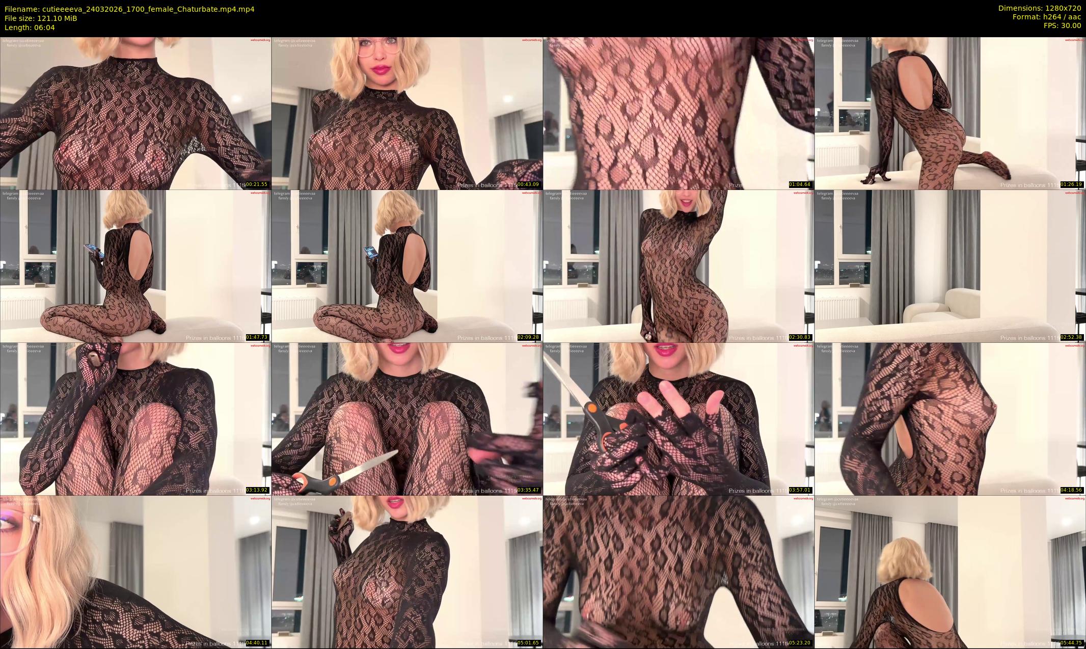 cutieeeeva — 7 minute Chaturbate female cam show recording, 720p, Mar 24, 2026