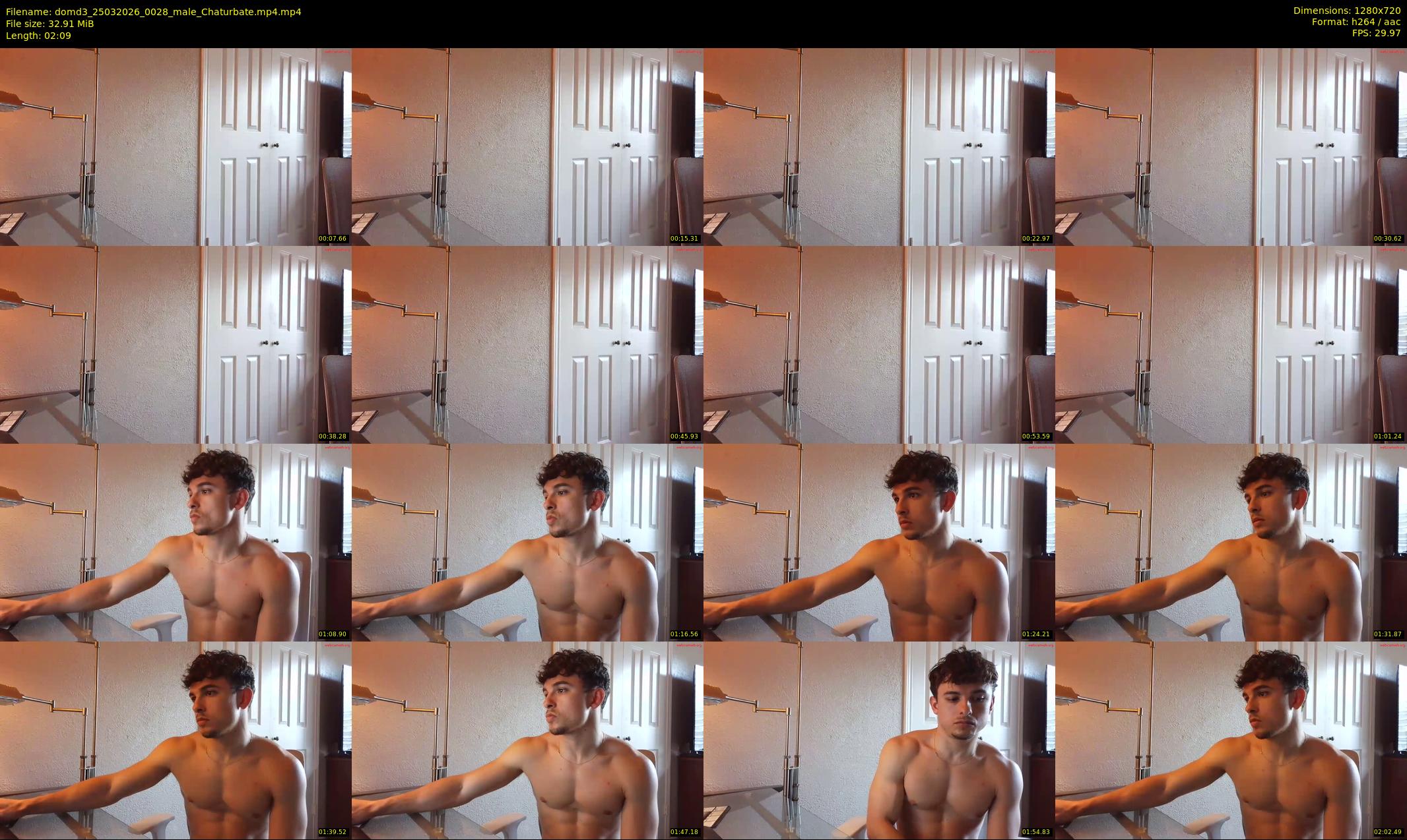 domd3 — 3 minute Chaturbate male cam show recording, 720p, Mar 25, 2026