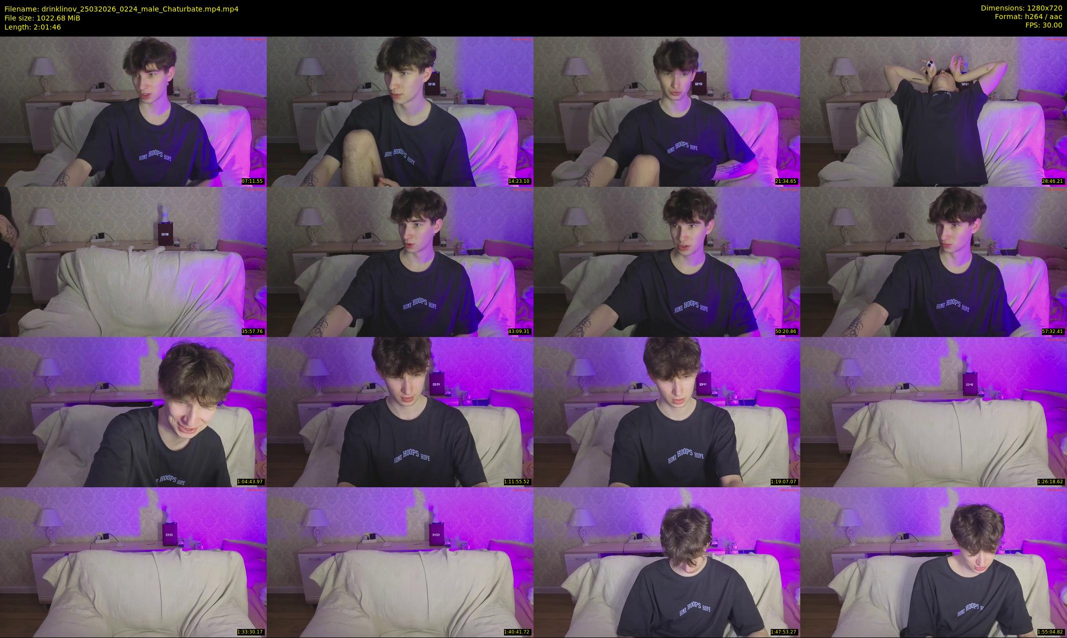 drinklinov — 122 minute Chaturbate male cam show recording, 720p, Mar 25, 2026