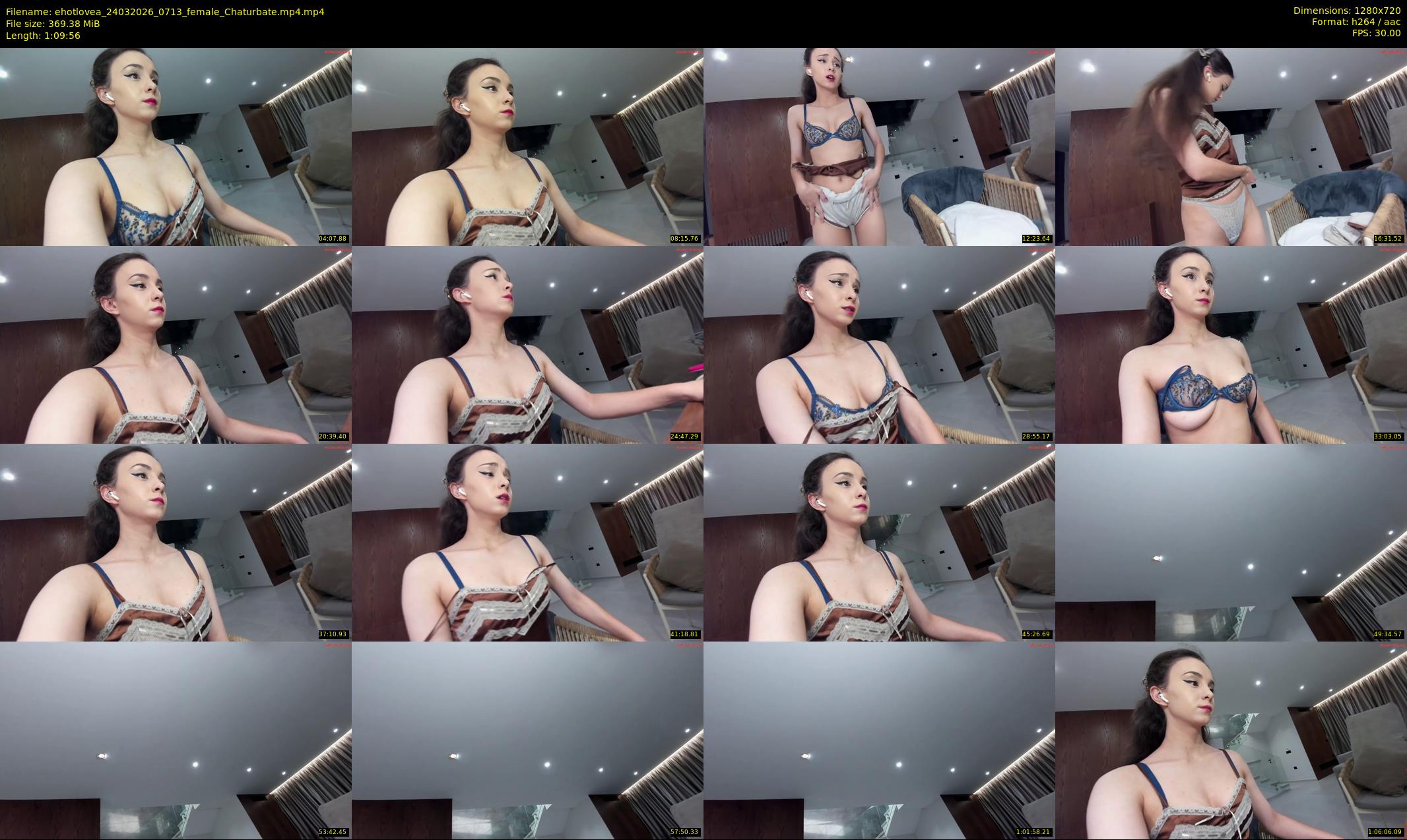 ehotlovea — 70 minute Chaturbate female cam show recording, 720p, Mar 24, 2026