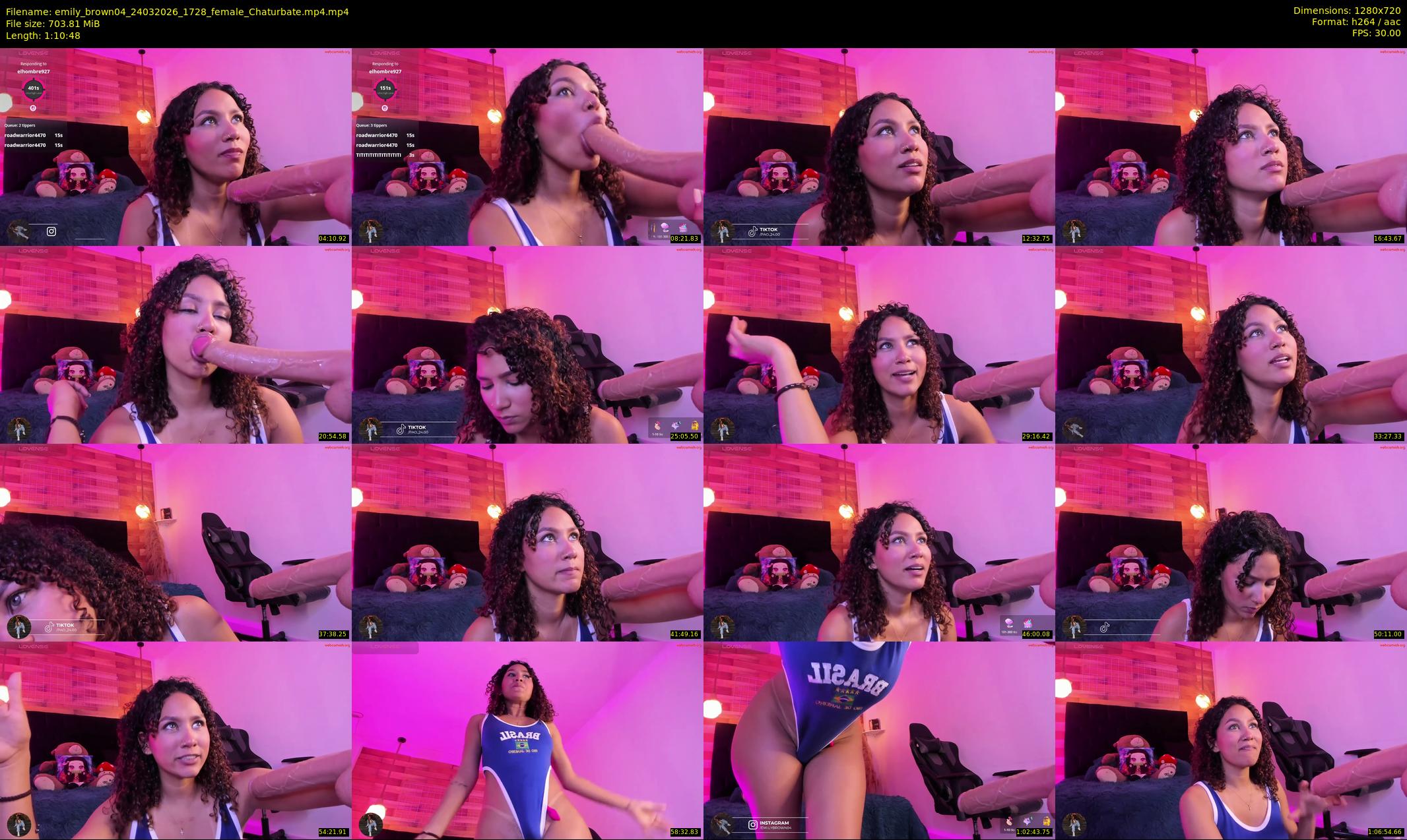 emily_brown04 — 71 minute Chaturbate female cam show recording, 720p, Mar 24, 2026