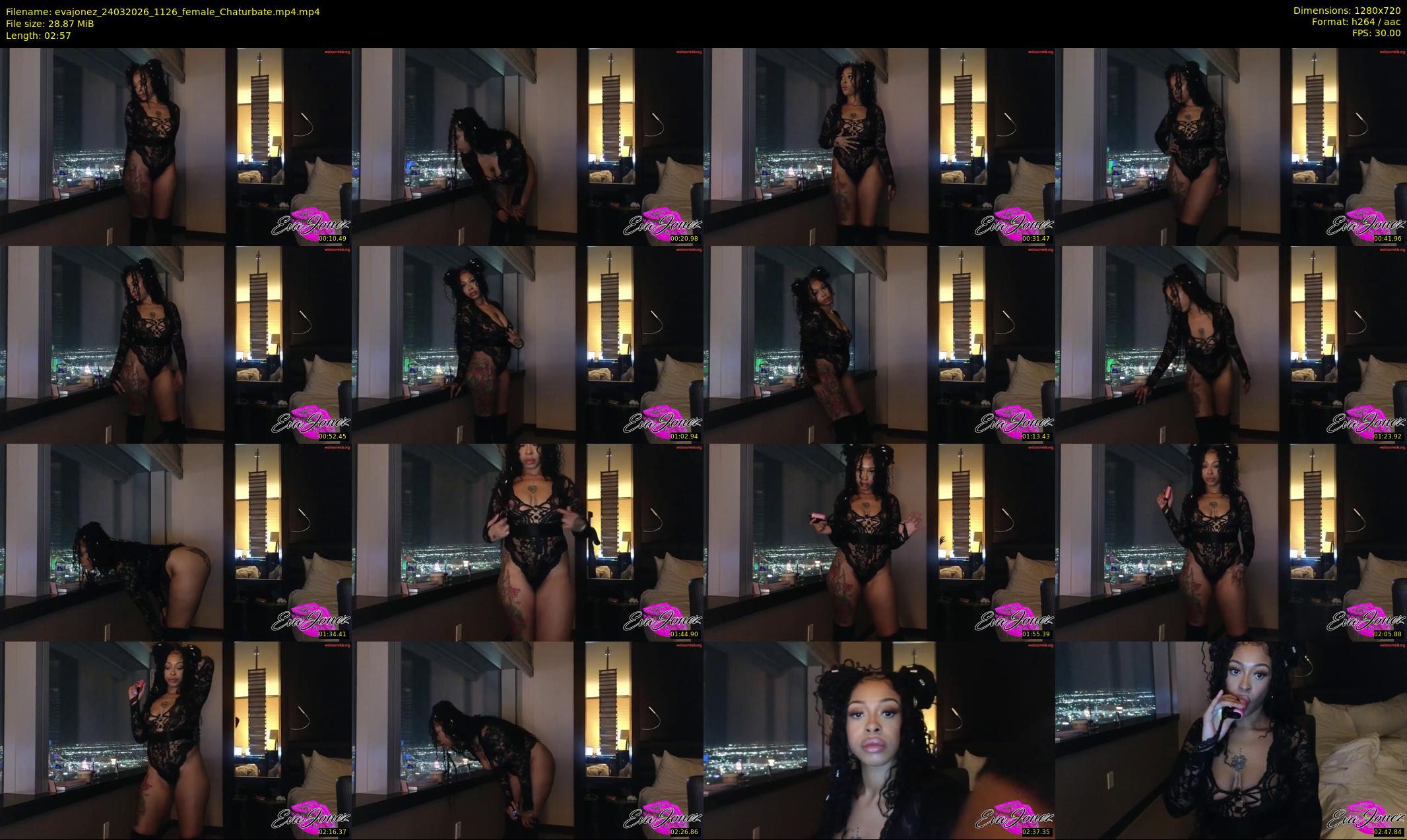 evajonez — 3 minute Chaturbate female cam show recording, 720p, Mar 24, 2026