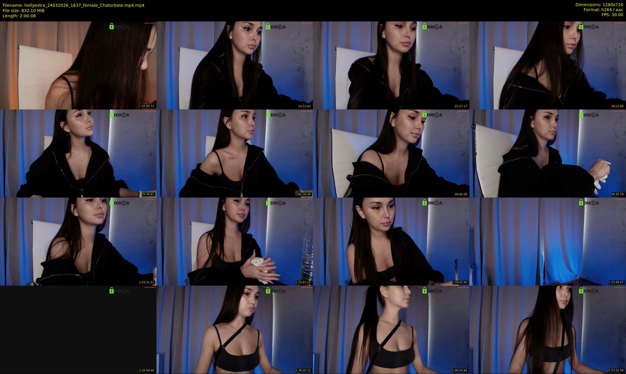 hollyextra — 121 minute Chaturbate female cam show recording, 720p, Mar 24, 2026