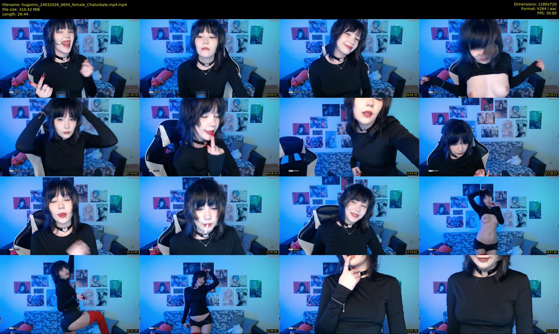 hugomin — 27 minute Chaturbate female cam show recording, 720p, Mar 24, 2026