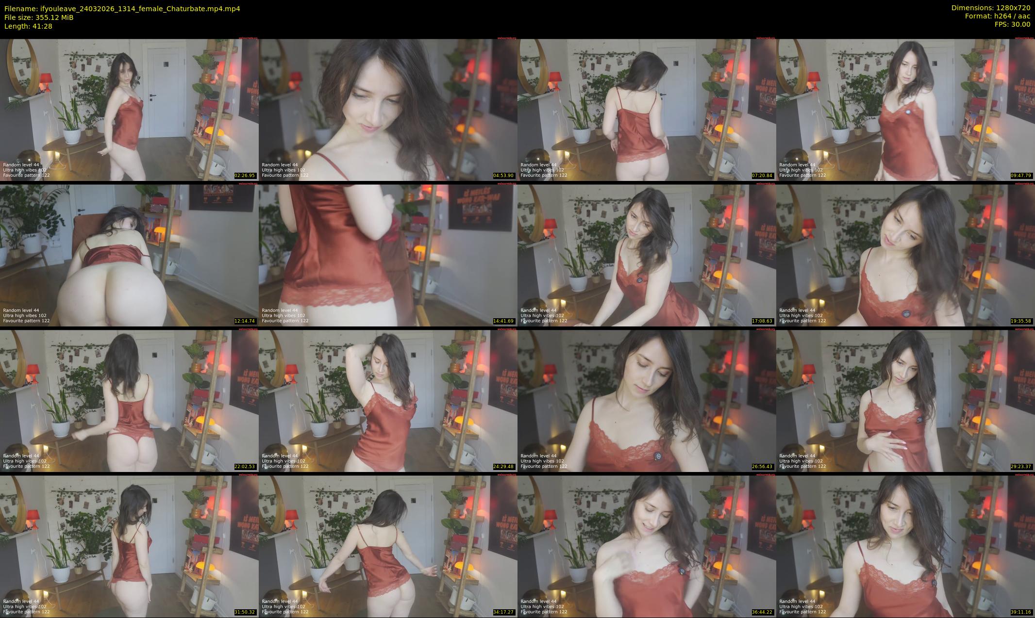 ifyouleave — 42 minute Chaturbate female cam show recording, 720p, Mar 24, 2026