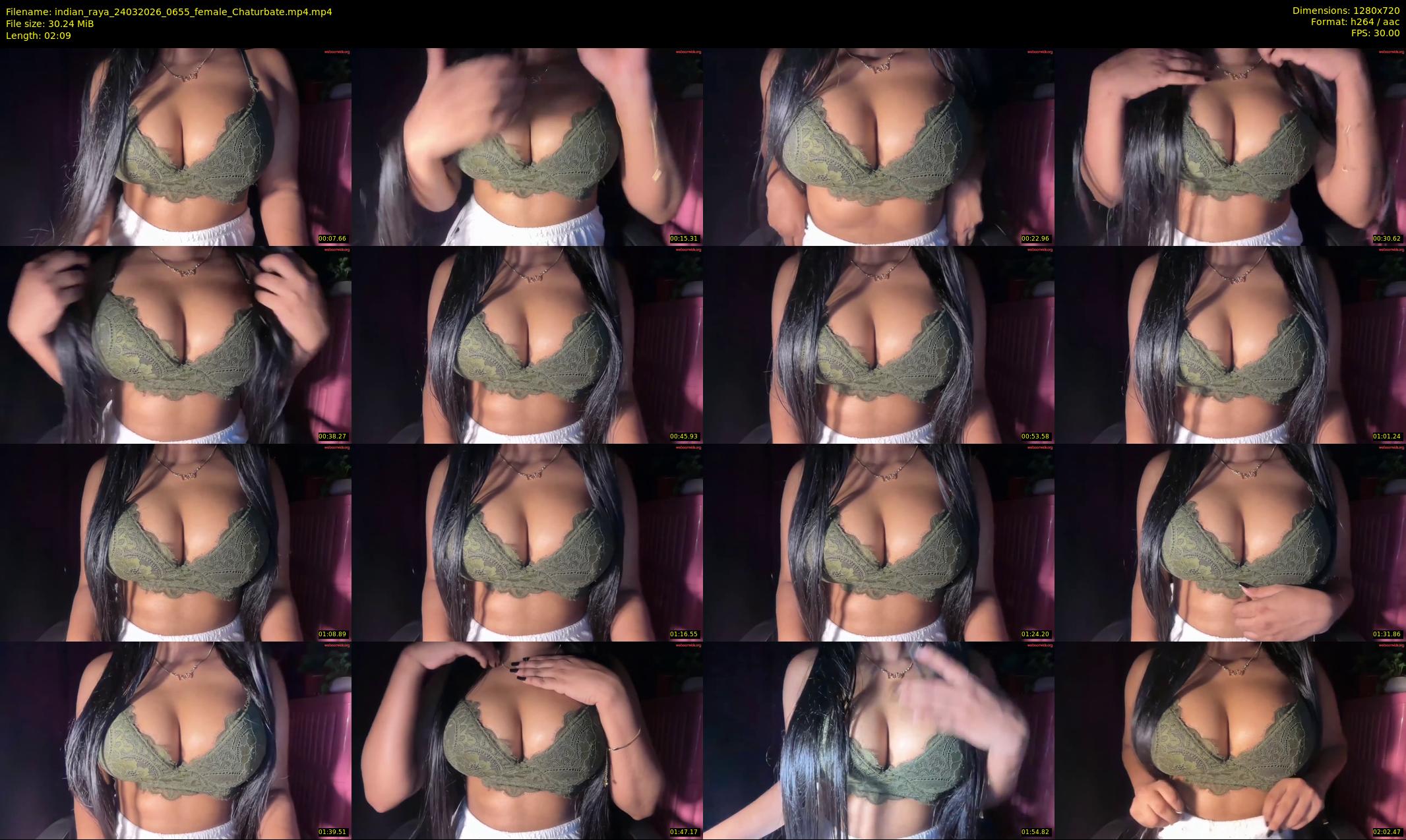 indian_raya — 3 minute Chaturbate female cam show recording, 720p, Mar 24, 2026