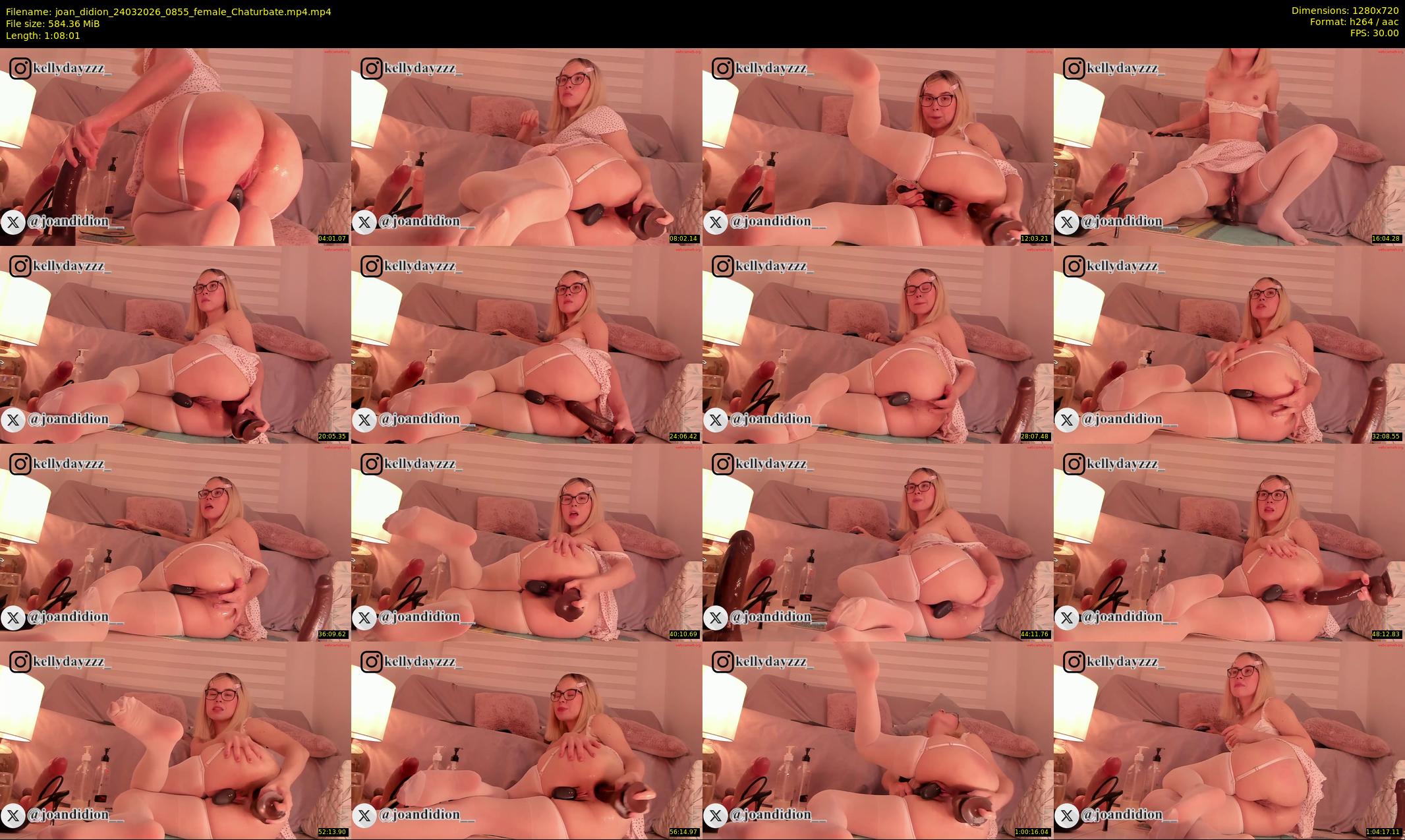 joan_didion — 69 minute Chaturbate female cam show recording, 720p, Mar 24, 2026