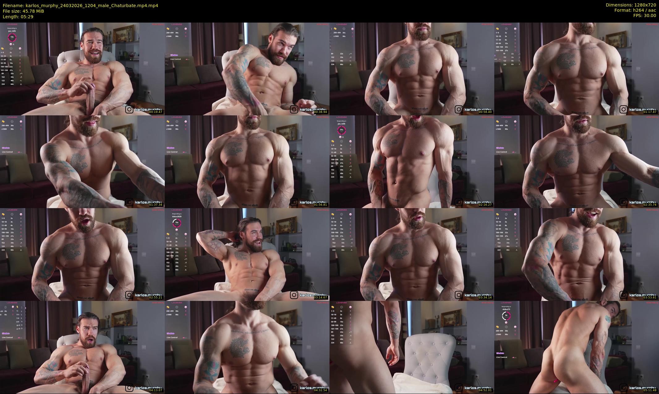 karlos_murphy — 6 minute Chaturbate male cam show recording, 720p, Mar 24, 2026