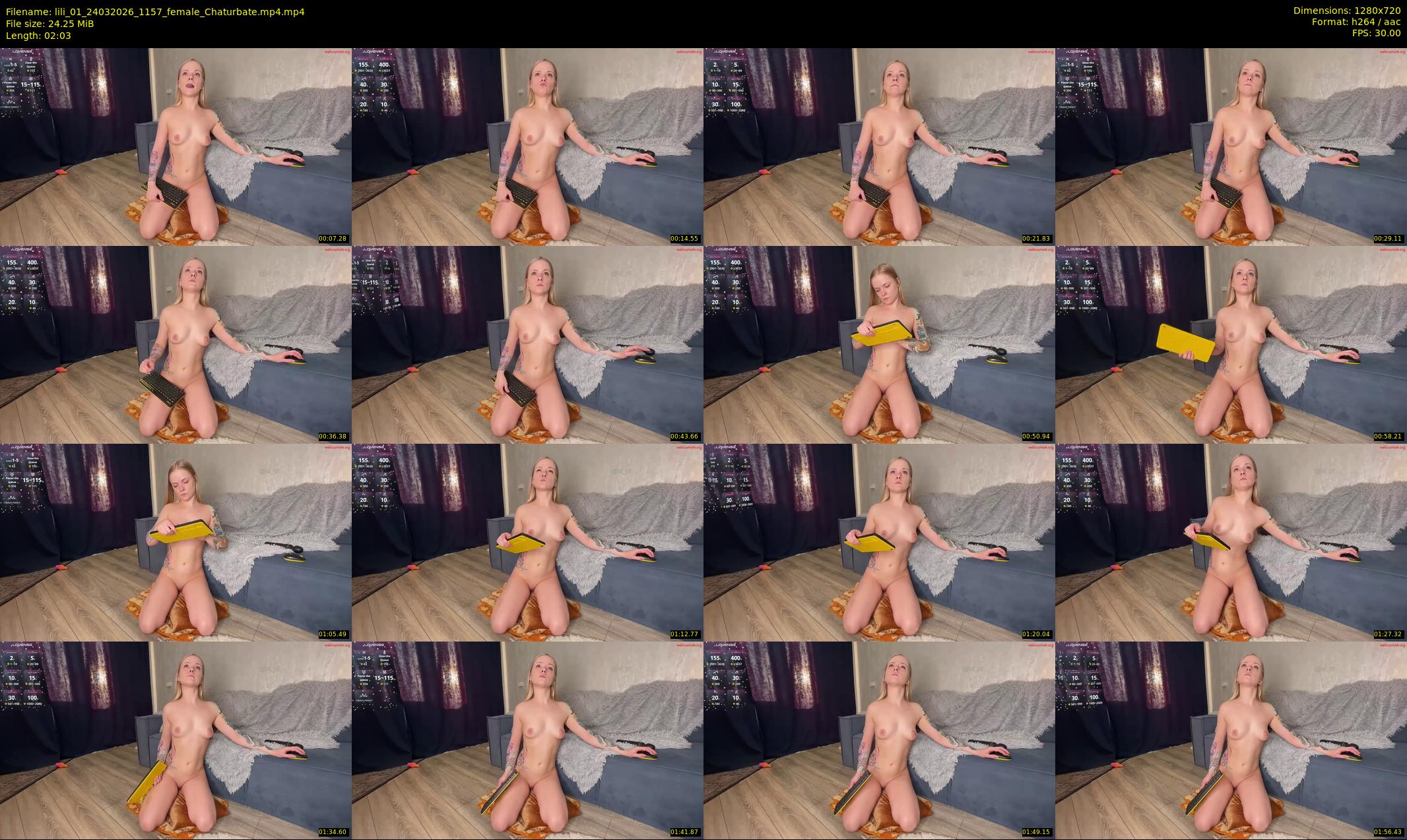 lili_01 — 3 minute Chaturbate female cam show recording, 720p, Mar 24, 2026