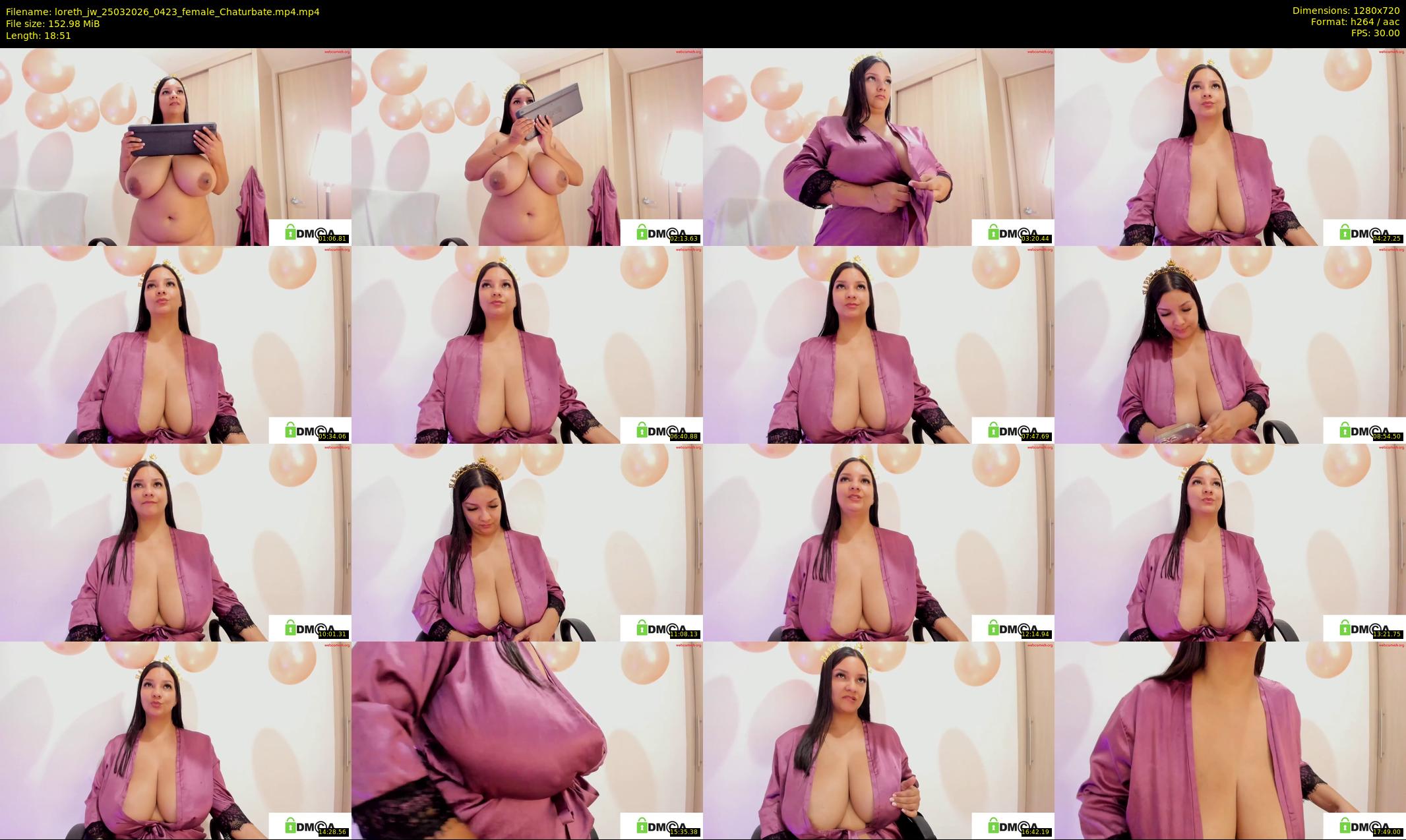 loreth_jw — 19 minute Chaturbate female cam show recording, 720p, Mar 25, 2026