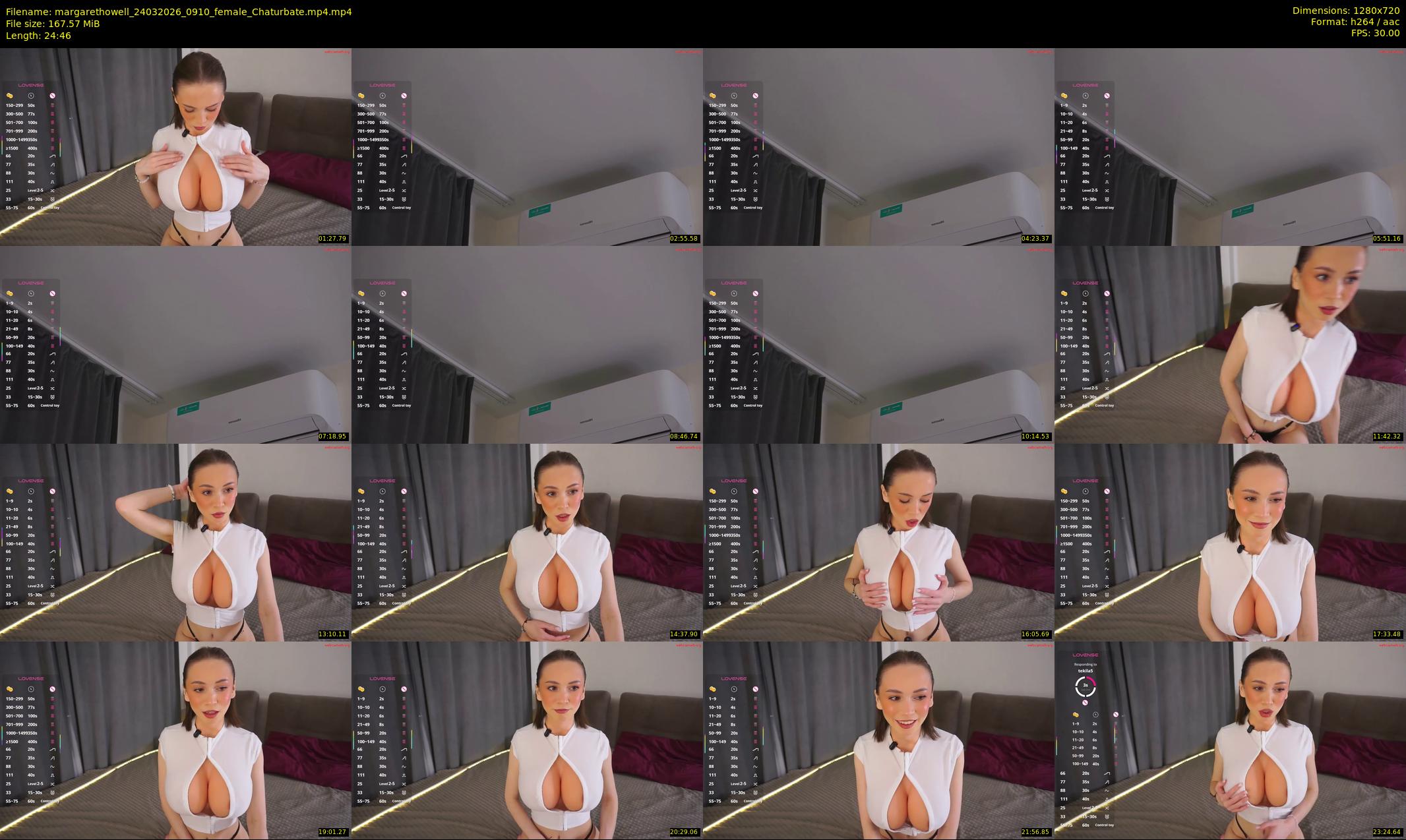 margarethowell — 25 minute Chaturbate female cam show recording, 720p, Mar 24, 2026
