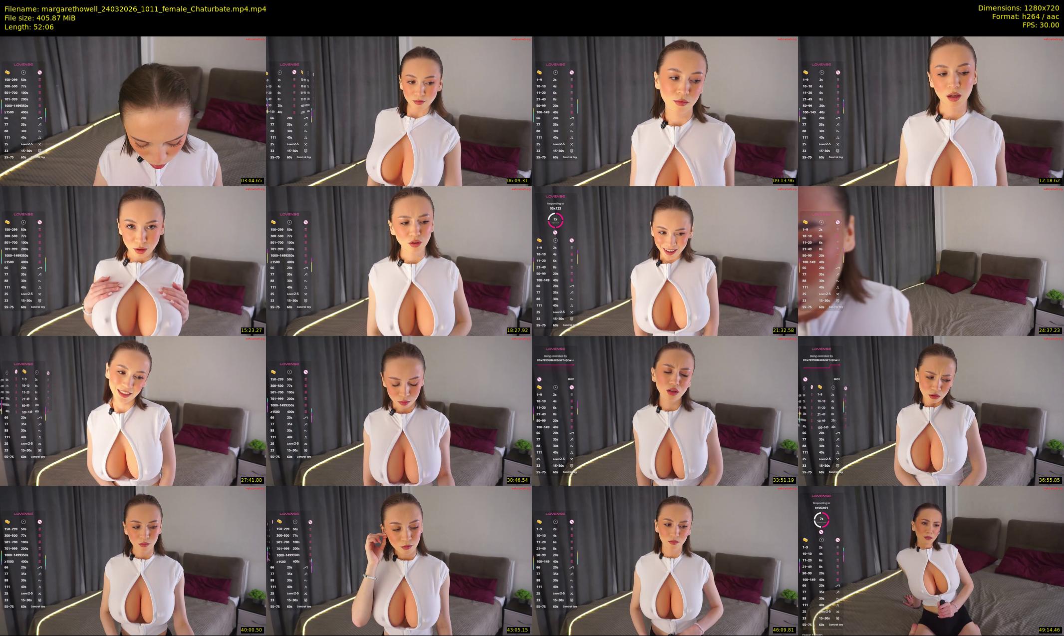 margarethowell — 53 minute Chaturbate female cam show recording, 720p, Mar 24, 2026