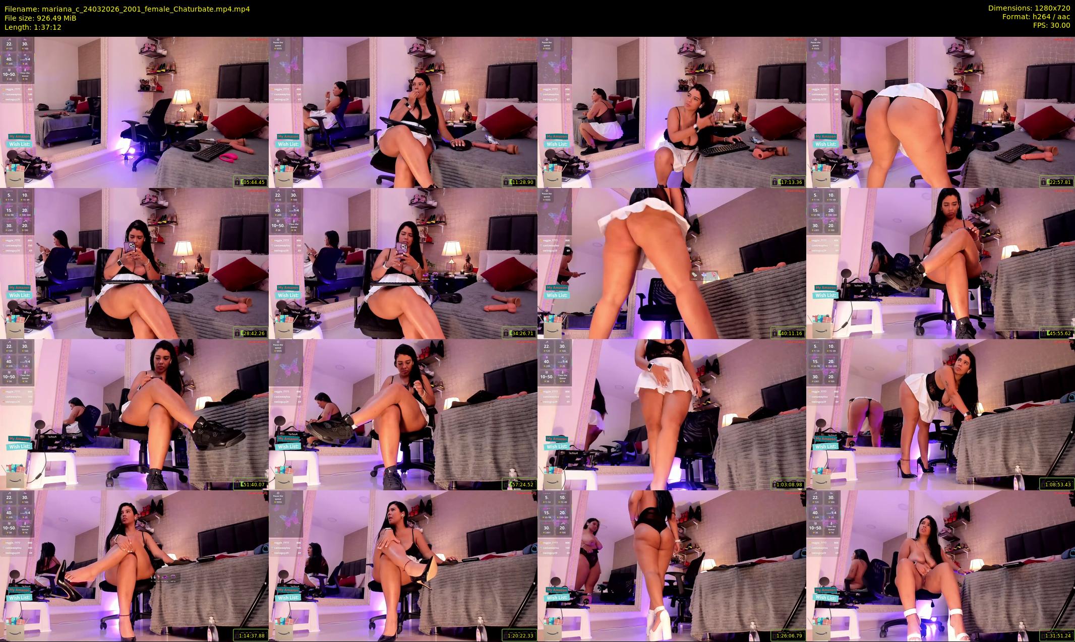 mariana_c — 98 minute Chaturbate female cam show recording, 720p, Mar 24, 2026