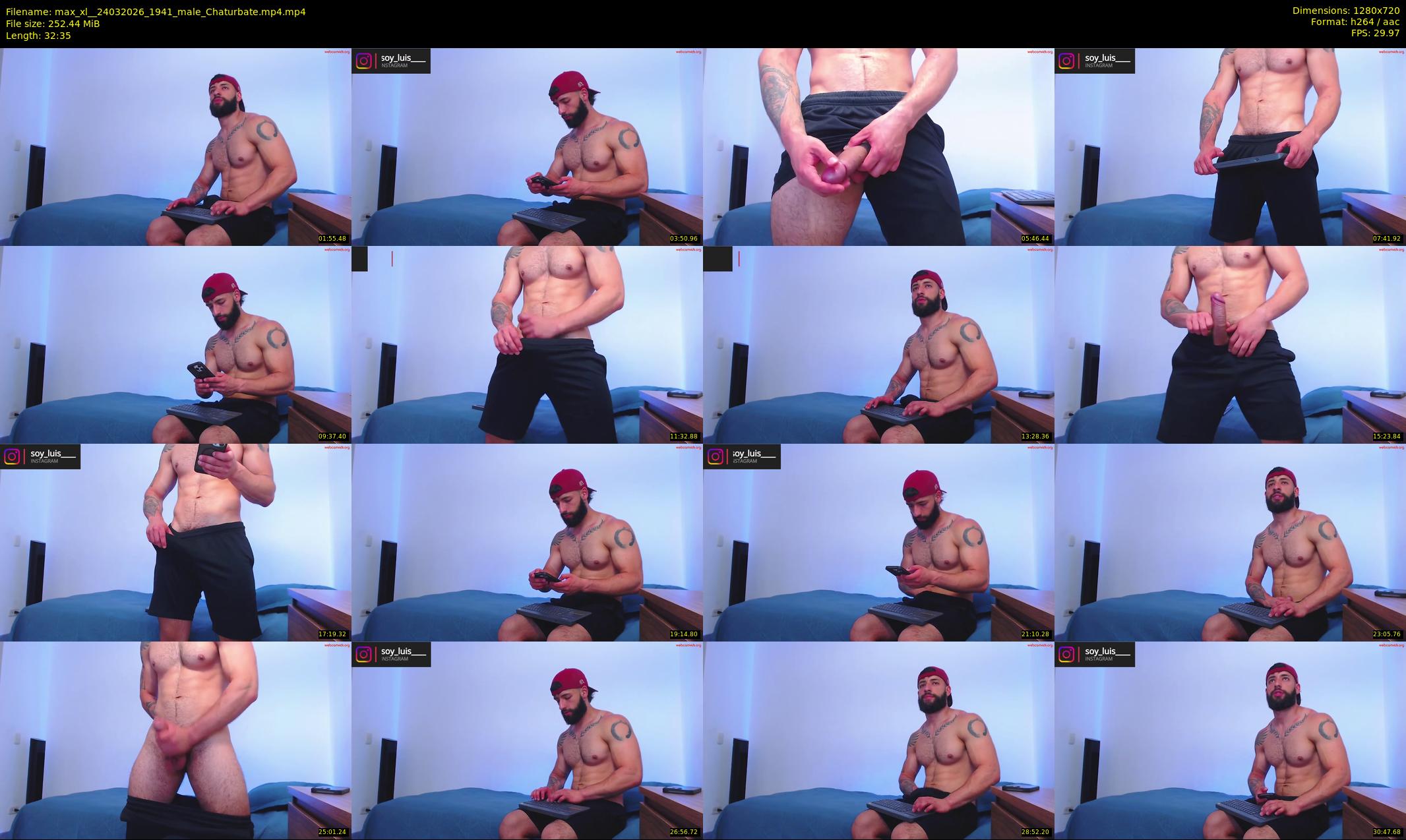 max_xl_ — 33 minute Chaturbate male cam show recording, 720p, Mar 24, 2026