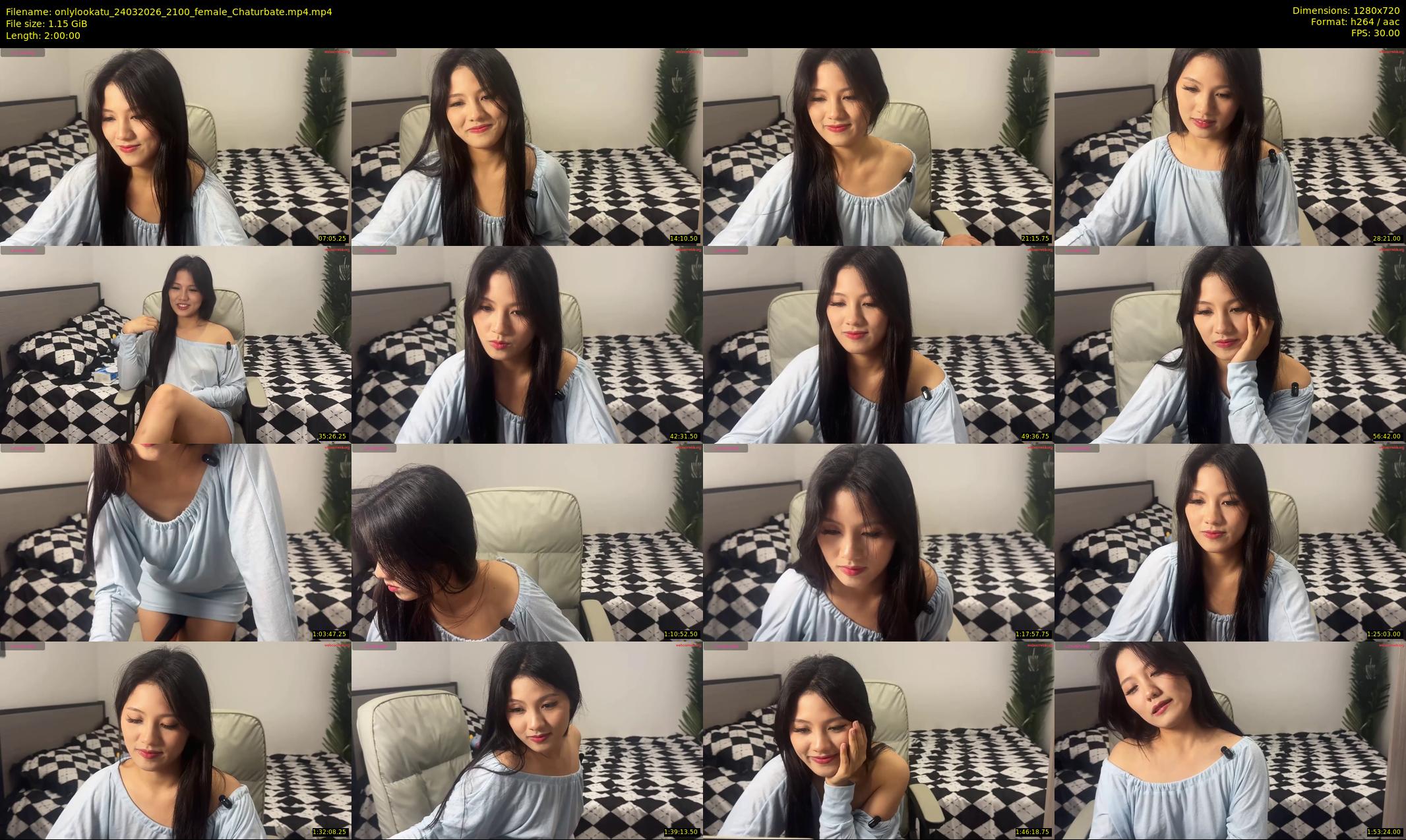 onlylookatu — 120 minute Chaturbate female cam show recording, 720p, Mar 24, 2026