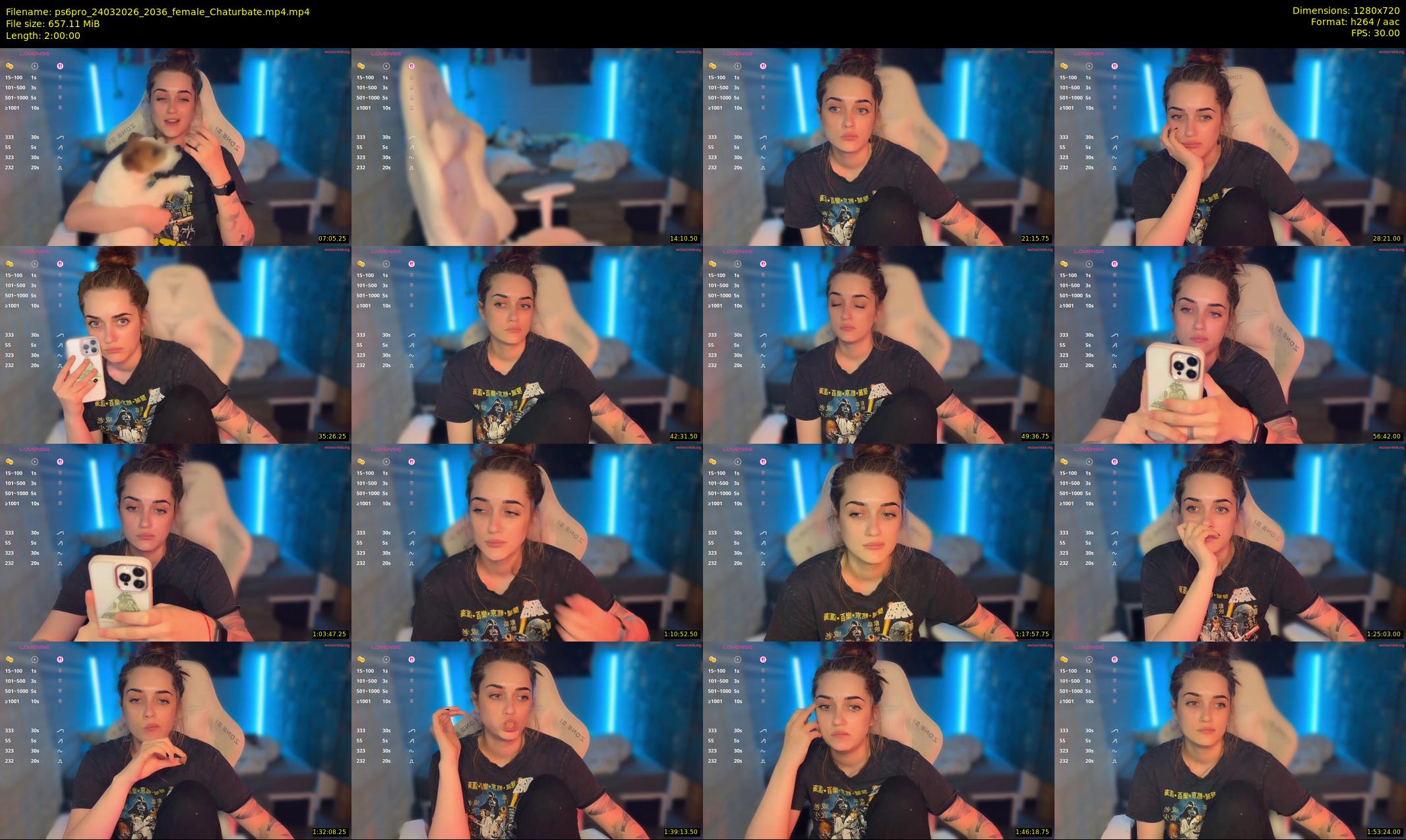 ps6pro — 120 minute Chaturbate female cam show recording, 720p, Mar 24, 2026