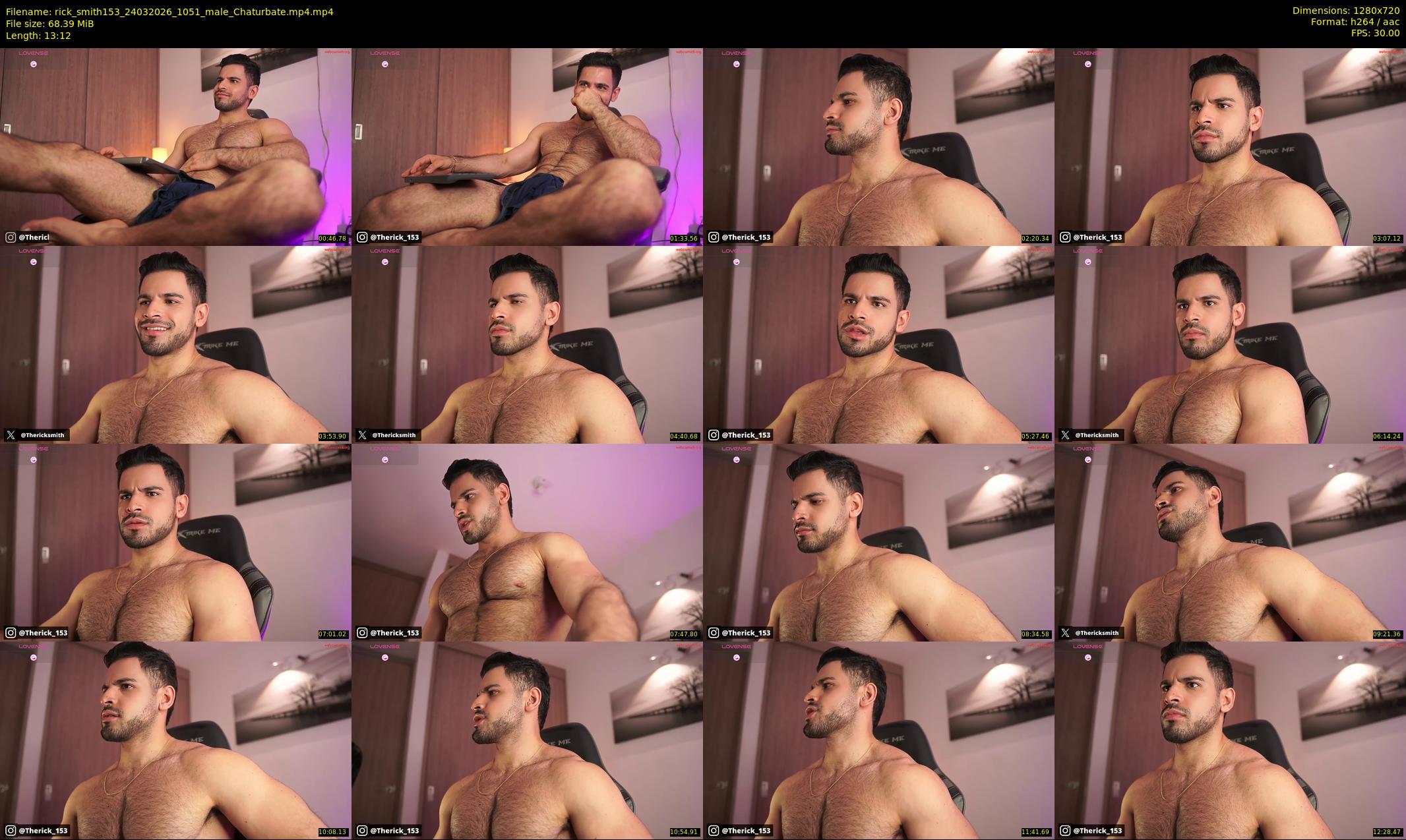 rick_smith153 — 14 minute Chaturbate male cam show recording, 720p, Mar 24, 2026