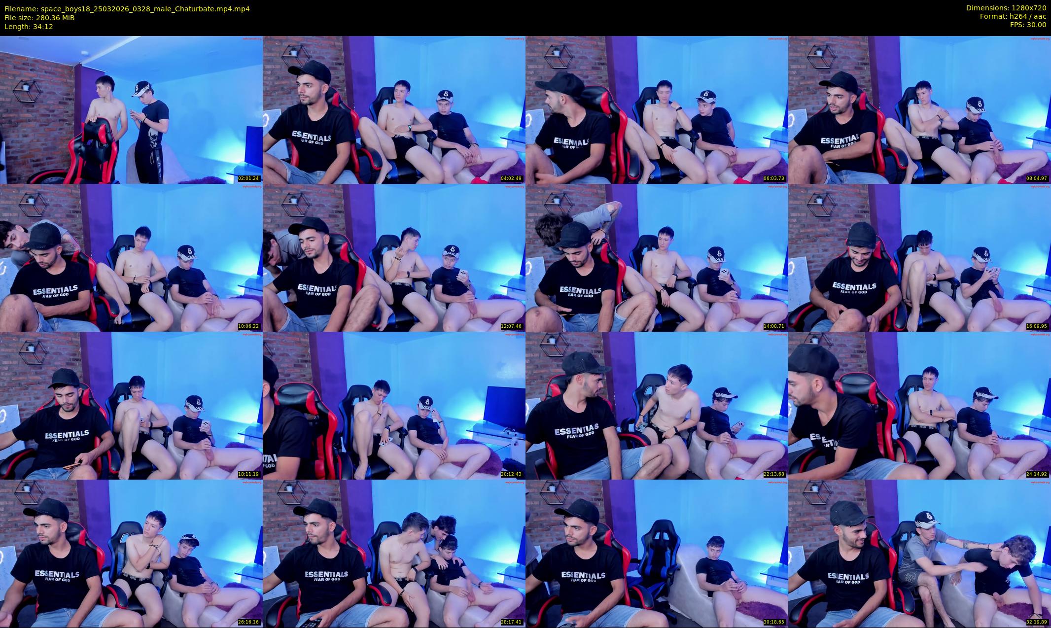 space_boys18 — 35 minute Chaturbate male cam show recording, 720p, Mar 25, 2026