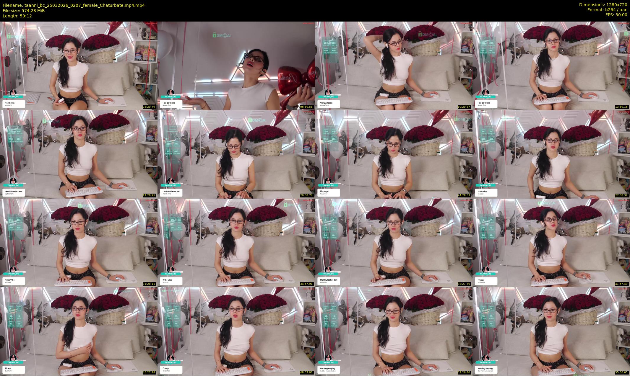 taanni_bc — 60 minute Chaturbate female cam show recording, 720p, Mar 25, 2026