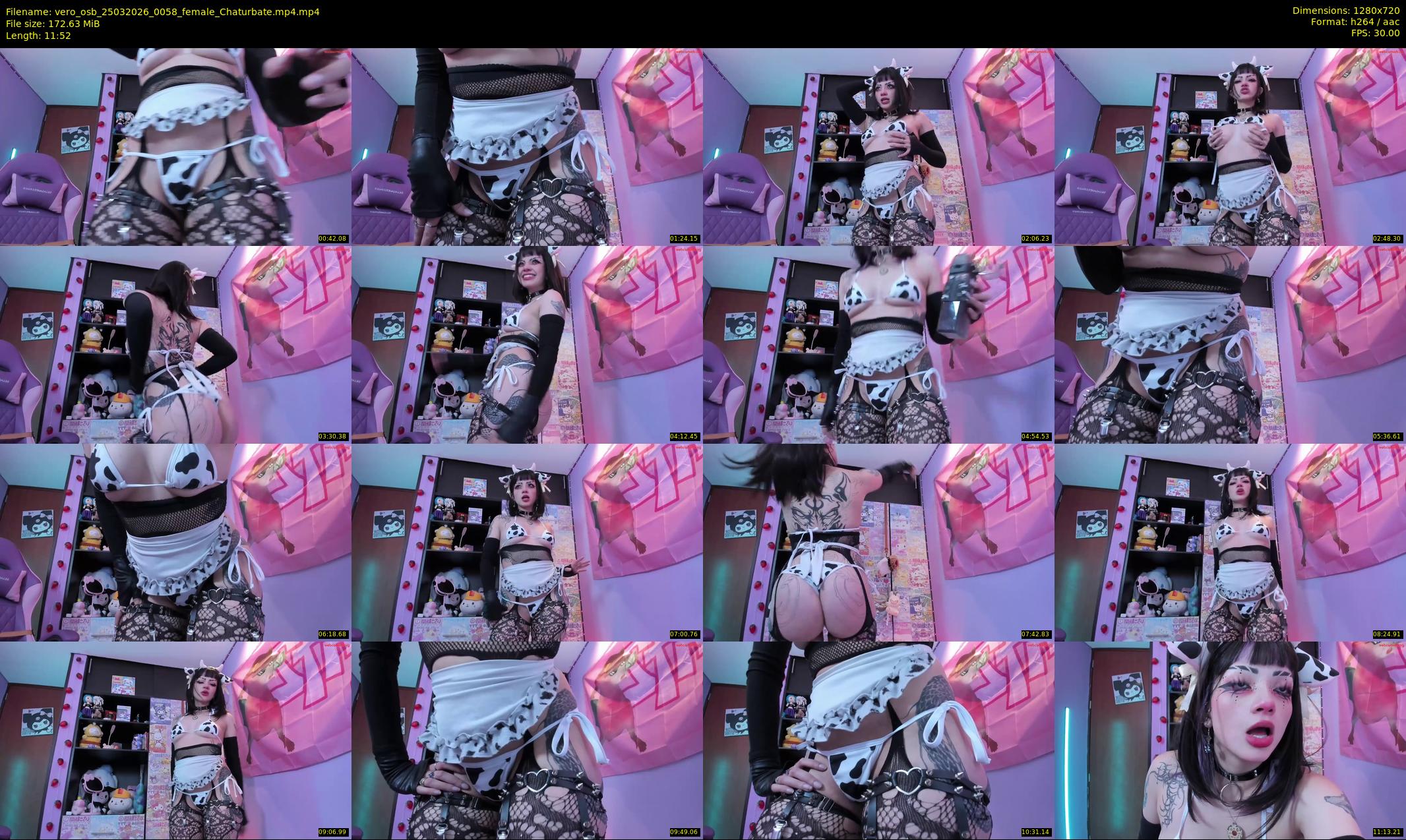vero_osb — 12 minute Chaturbate female cam show recording, 720p, Mar 25, 2026