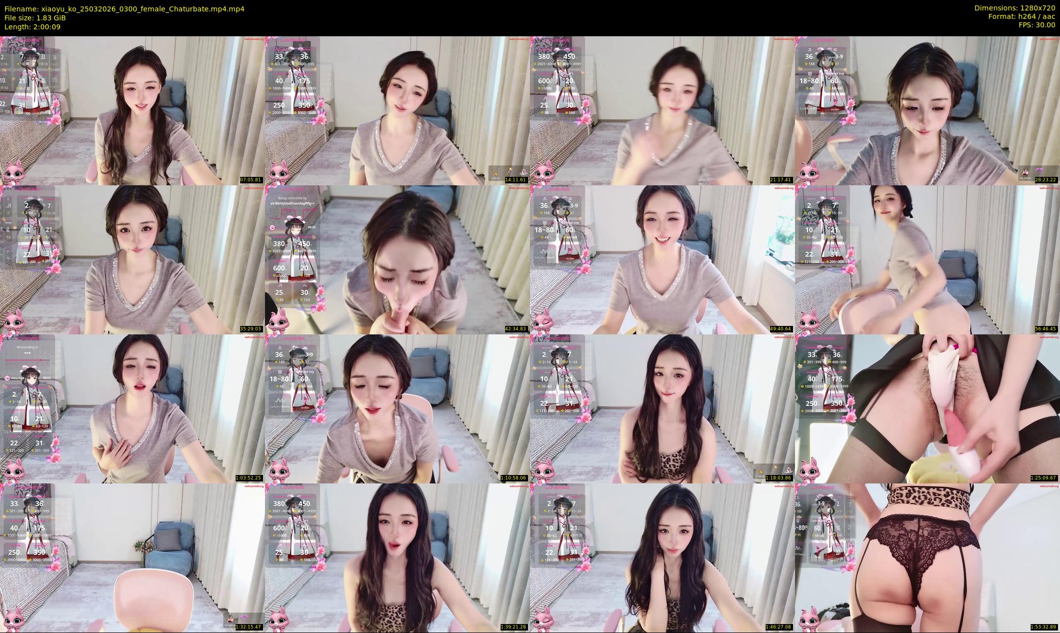 xiaoyu_ko — 121 minute Chaturbate female cam show recording, 720p, Mar 25, 2026