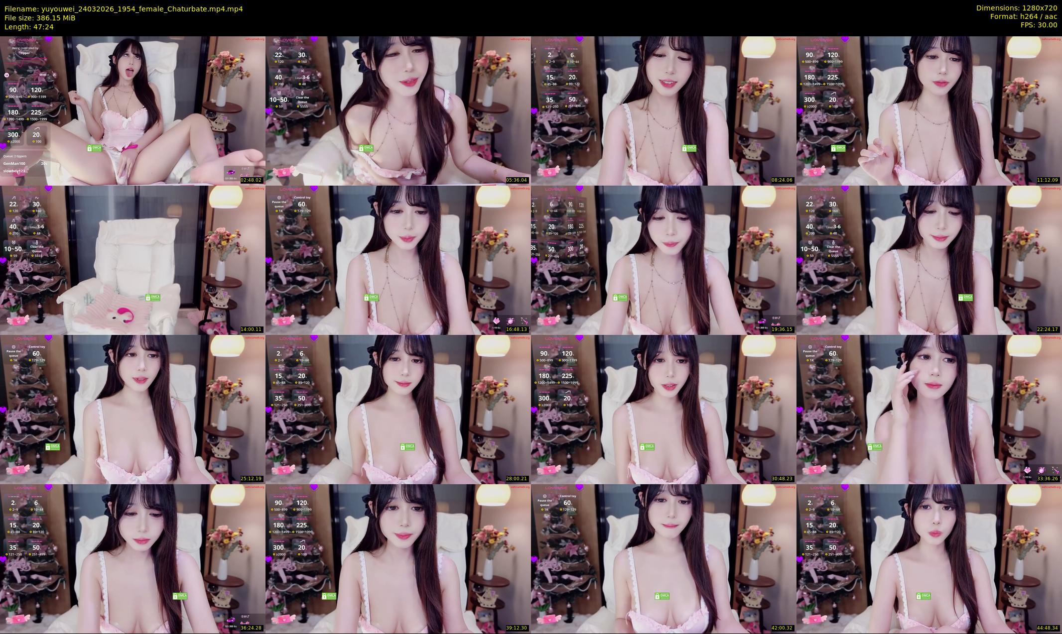 yuyouwei — 48 minute Chaturbate female cam show recording, 720p, Mar 24, 2026