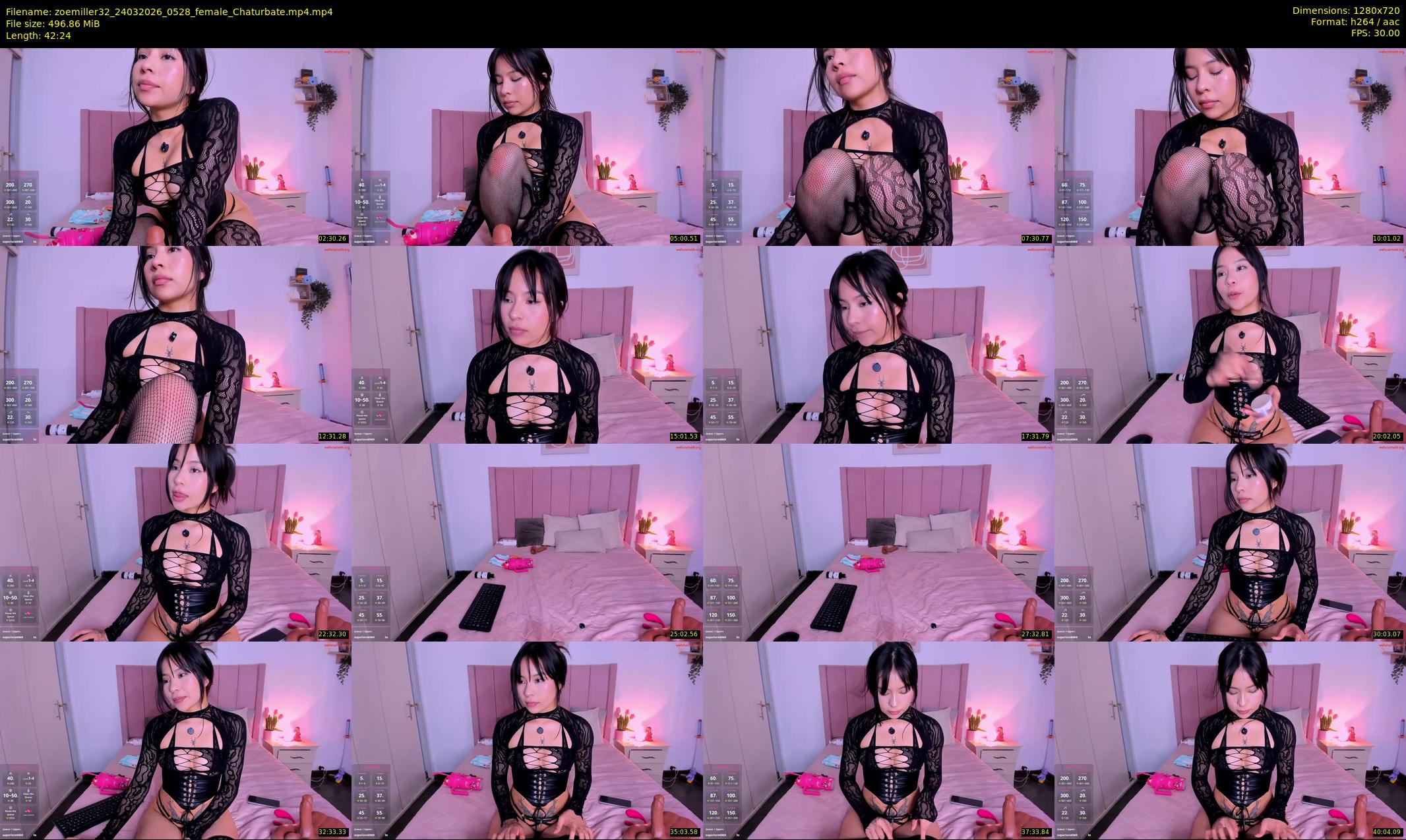 zoemiller32 — 43 minute Chaturbate female cam show recording, 720p, Mar 24, 2026