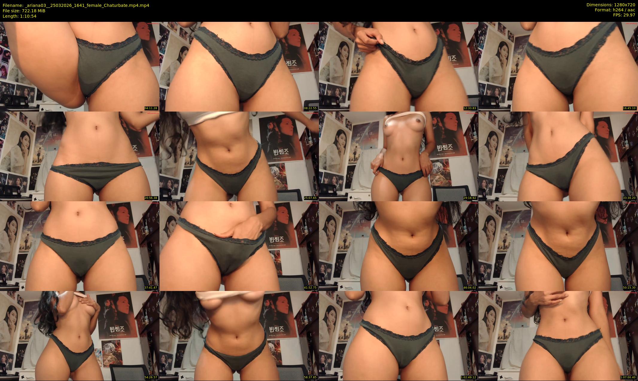 _ariana03_ — 71 minute Chaturbate female cam show recording, 720p, Mar 25, 2026