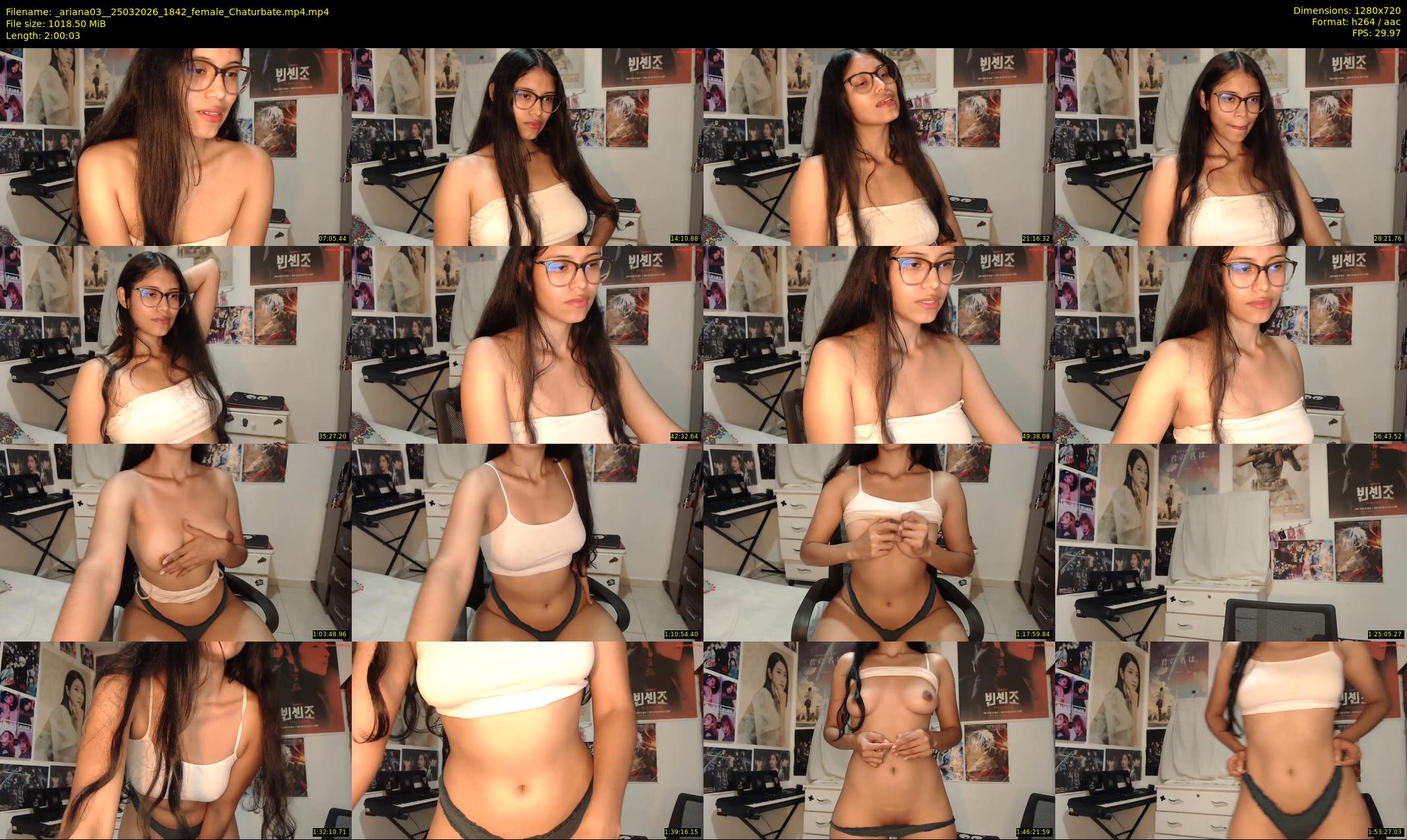 _ariana03_ — 121 minute Chaturbate female cam show recording, 720p, Mar 25, 2026