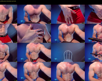 adam_muscle_ — 50 minute Chaturbate male cam show recording, 720p, Mar 25, 2026