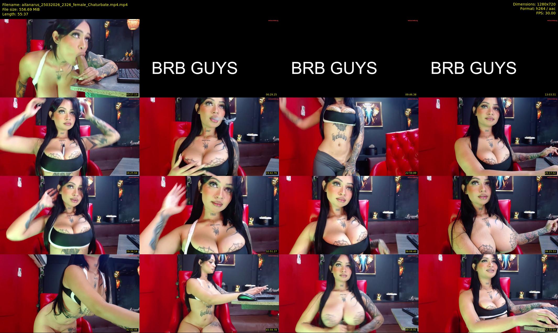 aitanarus — 56 minute Chaturbate female cam show recording, 720p, Mar 25, 2026