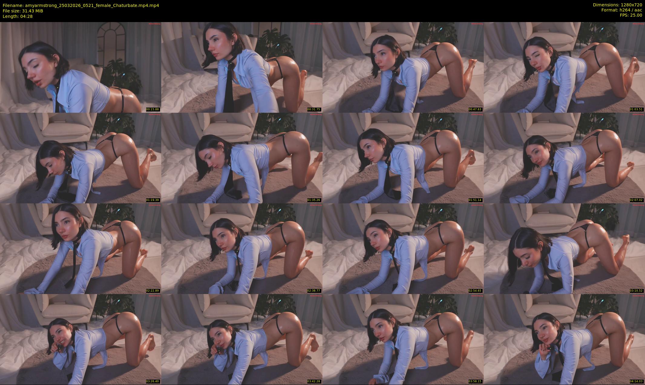 amyarmstrong — 5 minute Chaturbate female cam show recording, 720p, Mar 25, 2026