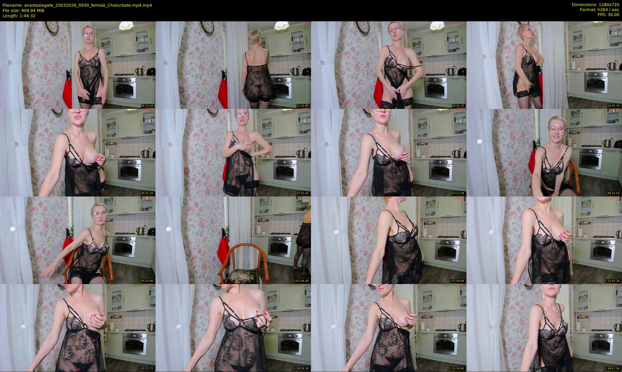 anastasiagate — 105 minute Chaturbate female cam show recording, 720p, Mar 25, 2026