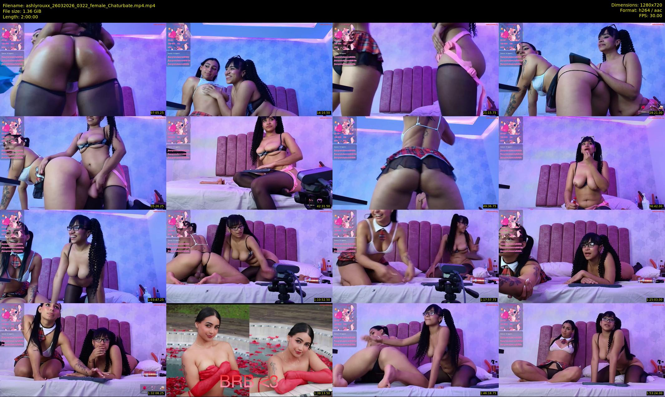 ashlyrouxx — 120 minute Chaturbate female cam show recording, 720p, Mar 26, 2026