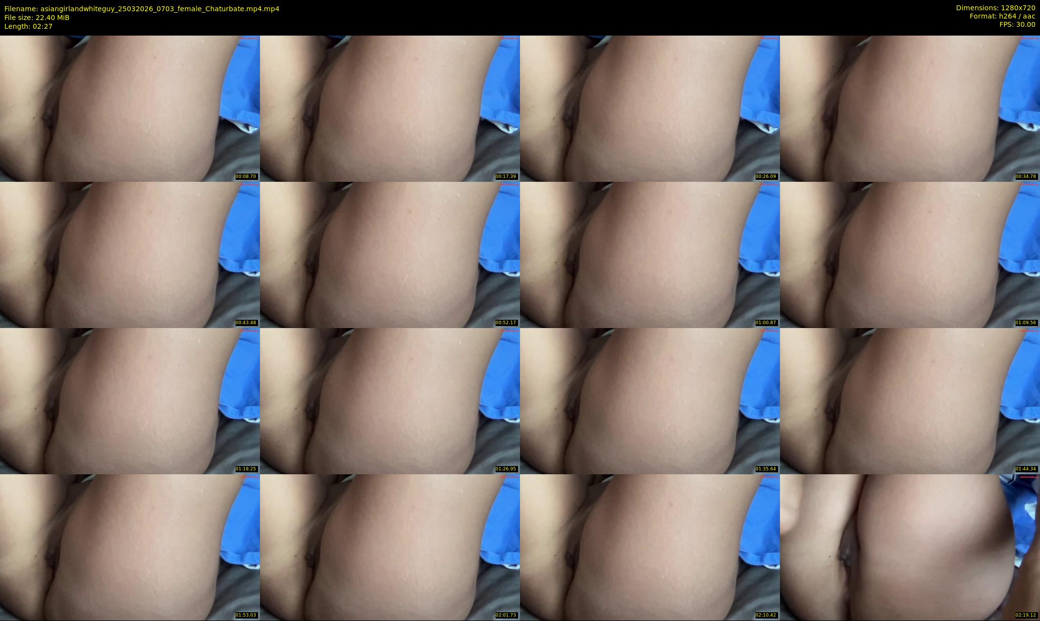 asiangirlandwhiteguy — 3 minute Chaturbate couple cam show recording, 720p, Mar 25, 2026
