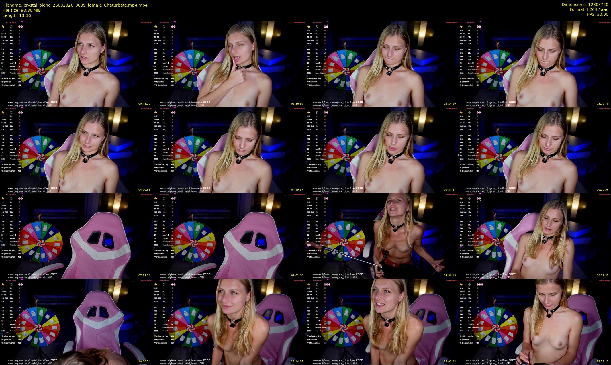 crystal_blond — 14 minute Chaturbate female cam show recording, 720p, Mar 26, 2026
