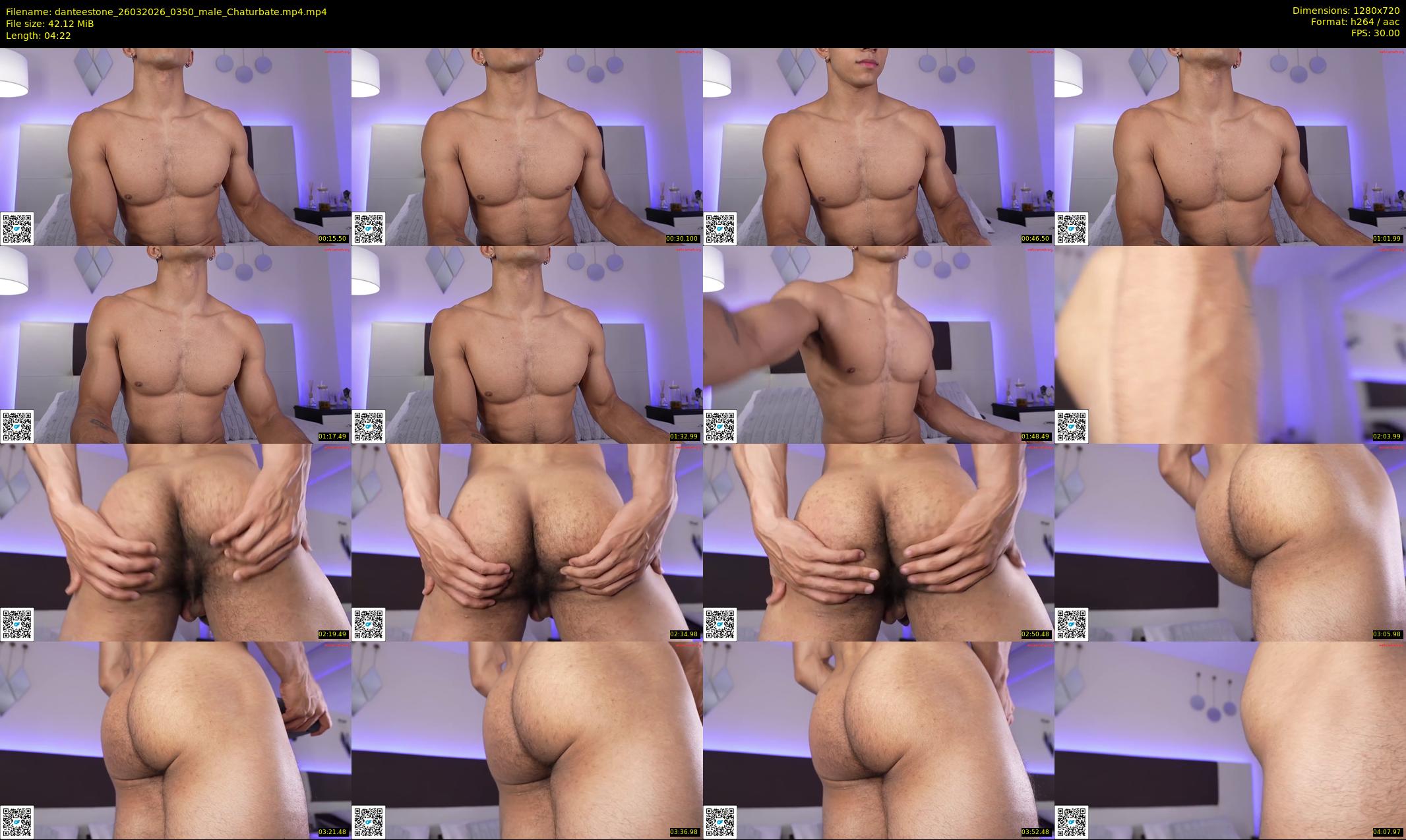 danteestone — 5 minute Chaturbate male cam show recording, 720p, Mar 26, 2026