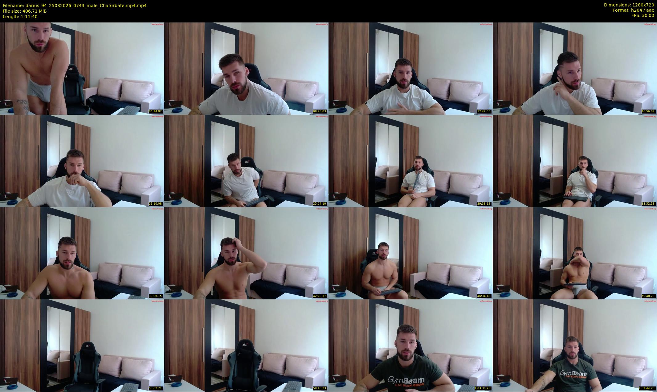 darius_94 — 72 minute Chaturbate male cam show recording, 720p, Mar 25, 2026