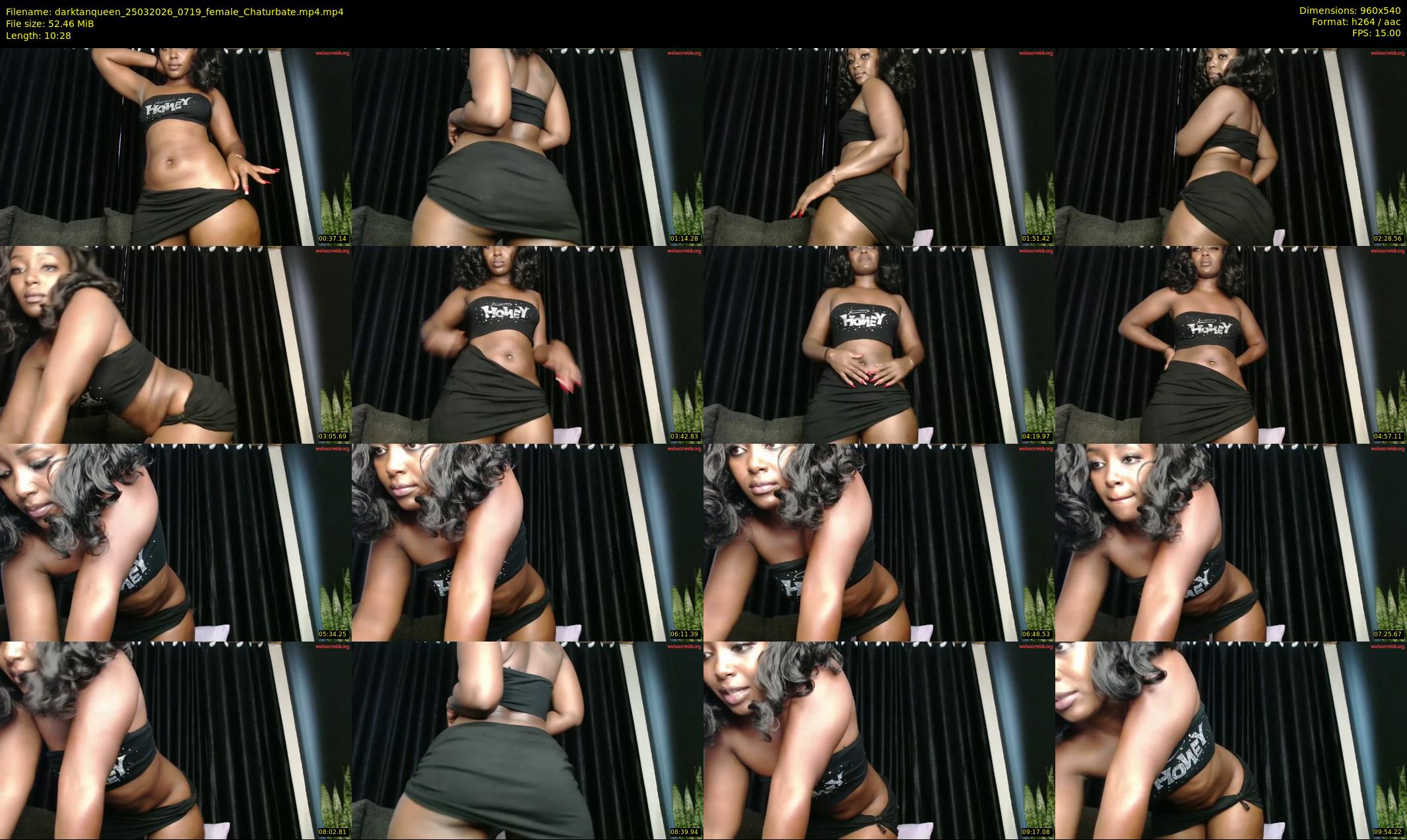 darktanqueen — 11 minute Chaturbate female cam show recording, 480p, Mar 25, 2026