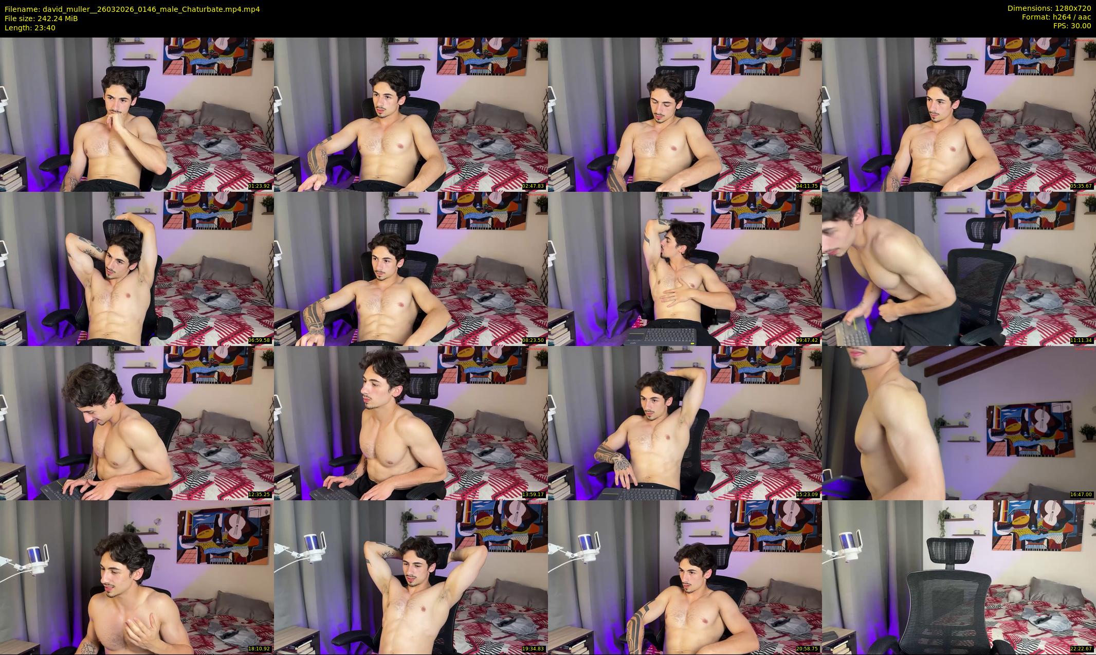 david_muller_ — 24 minute Chaturbate male cam show recording, 720p, Mar 26, 2026