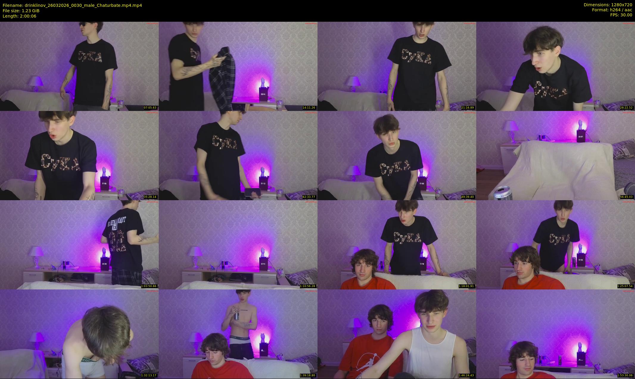 drinklinov — 121 minute Chaturbate male cam show recording, 720p, Mar 26, 2026