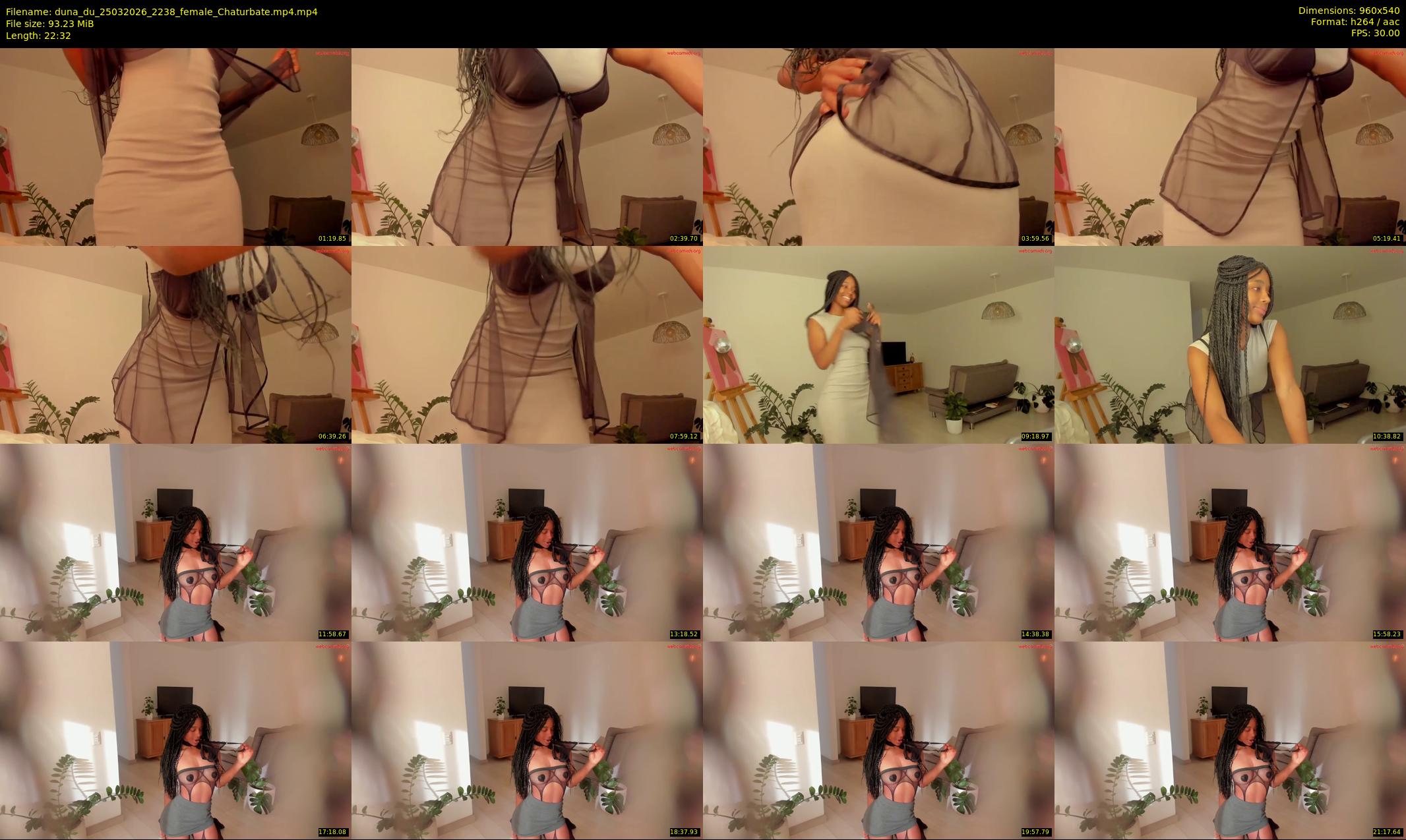 duna_du — 23 minute Chaturbate female cam show recording, 480p, Mar 25, 2026