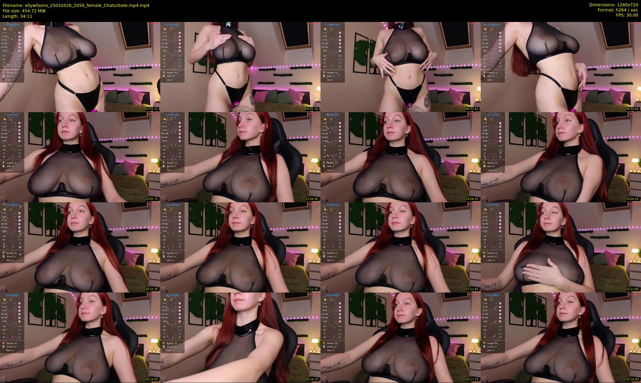 ellywilsons — 35 minute Chaturbate female cam show recording, 720p, Mar 25, 2026