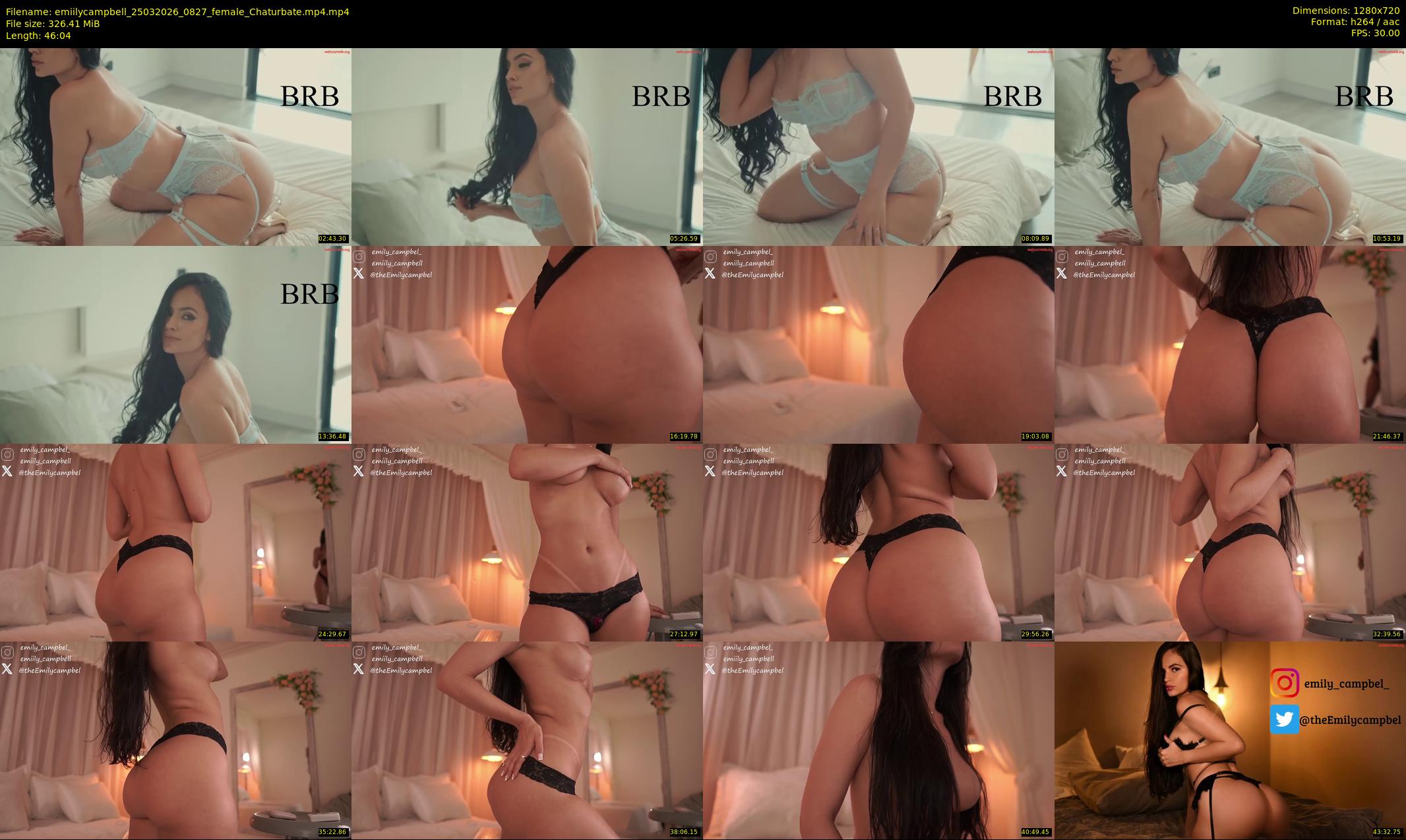 emiilycampbell — 47 minute Chaturbate female cam show recording, 720p, Mar 25, 2026