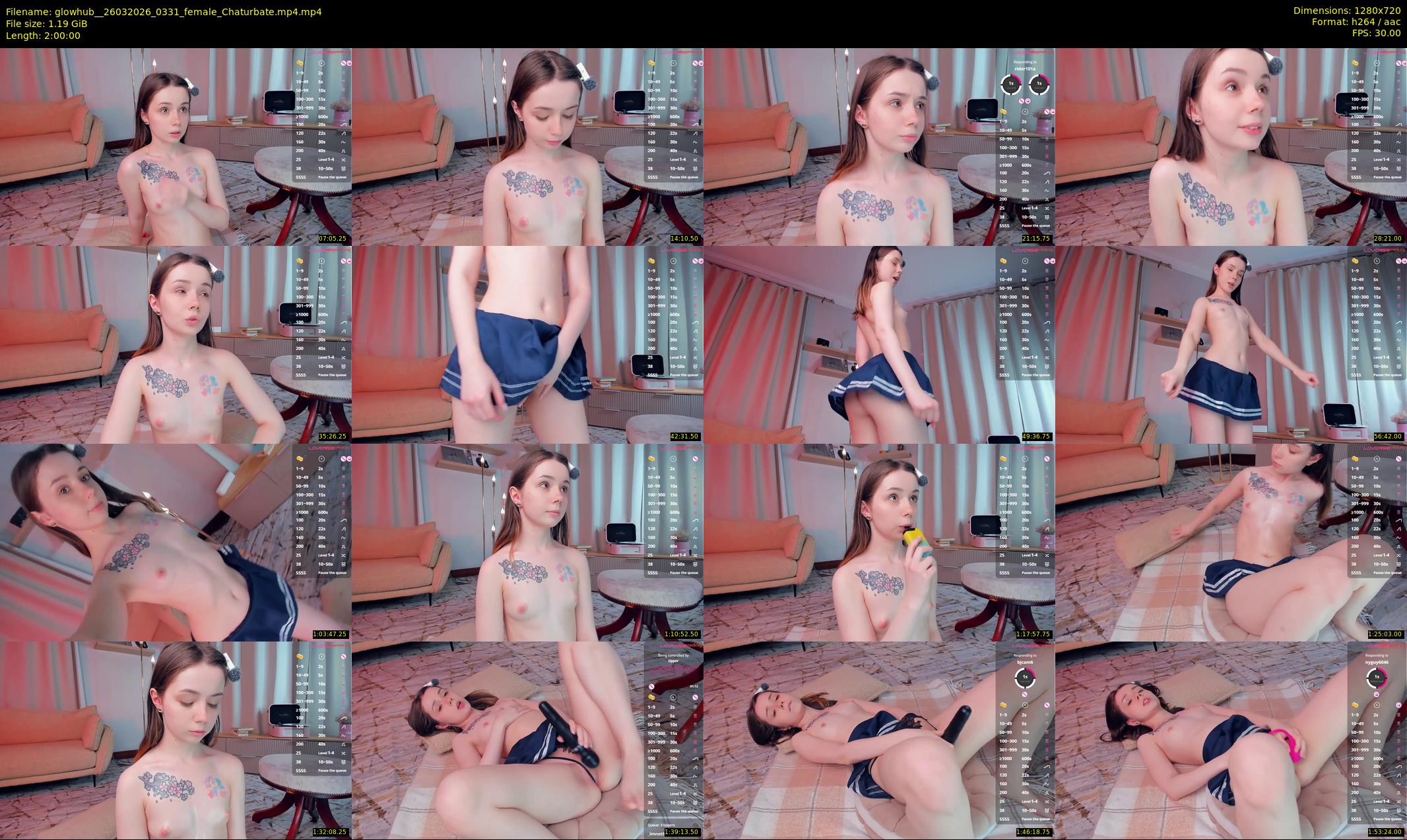 glowhub_ — 120 minute Chaturbate female cam show recording, 720p, Mar 26, 2026