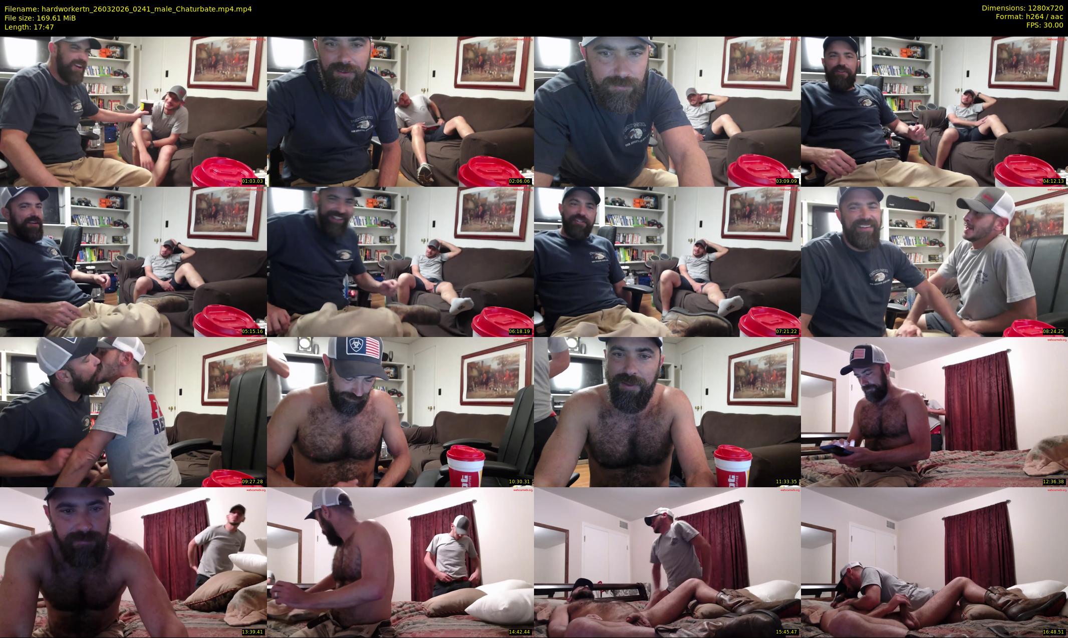 hardworkertn — 18 minute Chaturbate male cam show recording, 720p, Mar 26, 2026